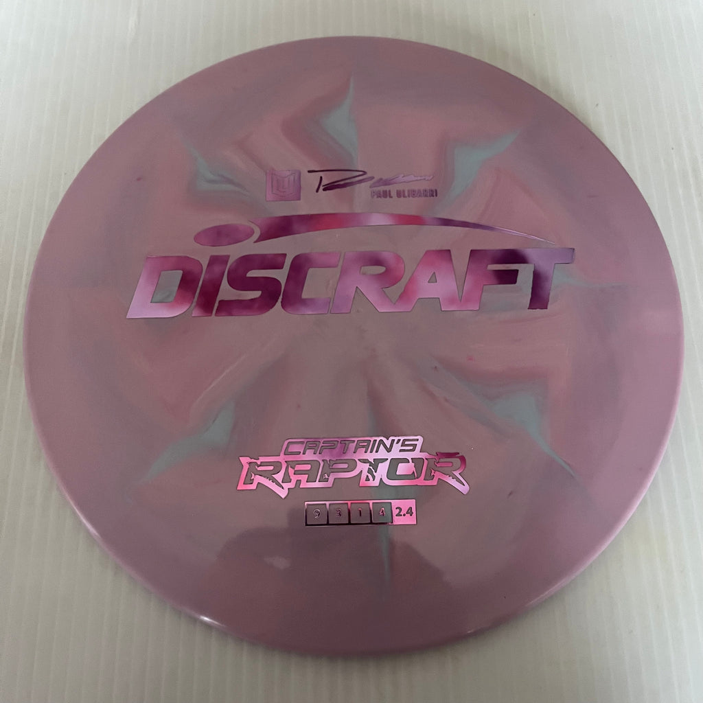 Discraft 2023 Paul Ulibarri Swirly ESP Captain's Raptor 9/3/1/4 (Lighterweights)