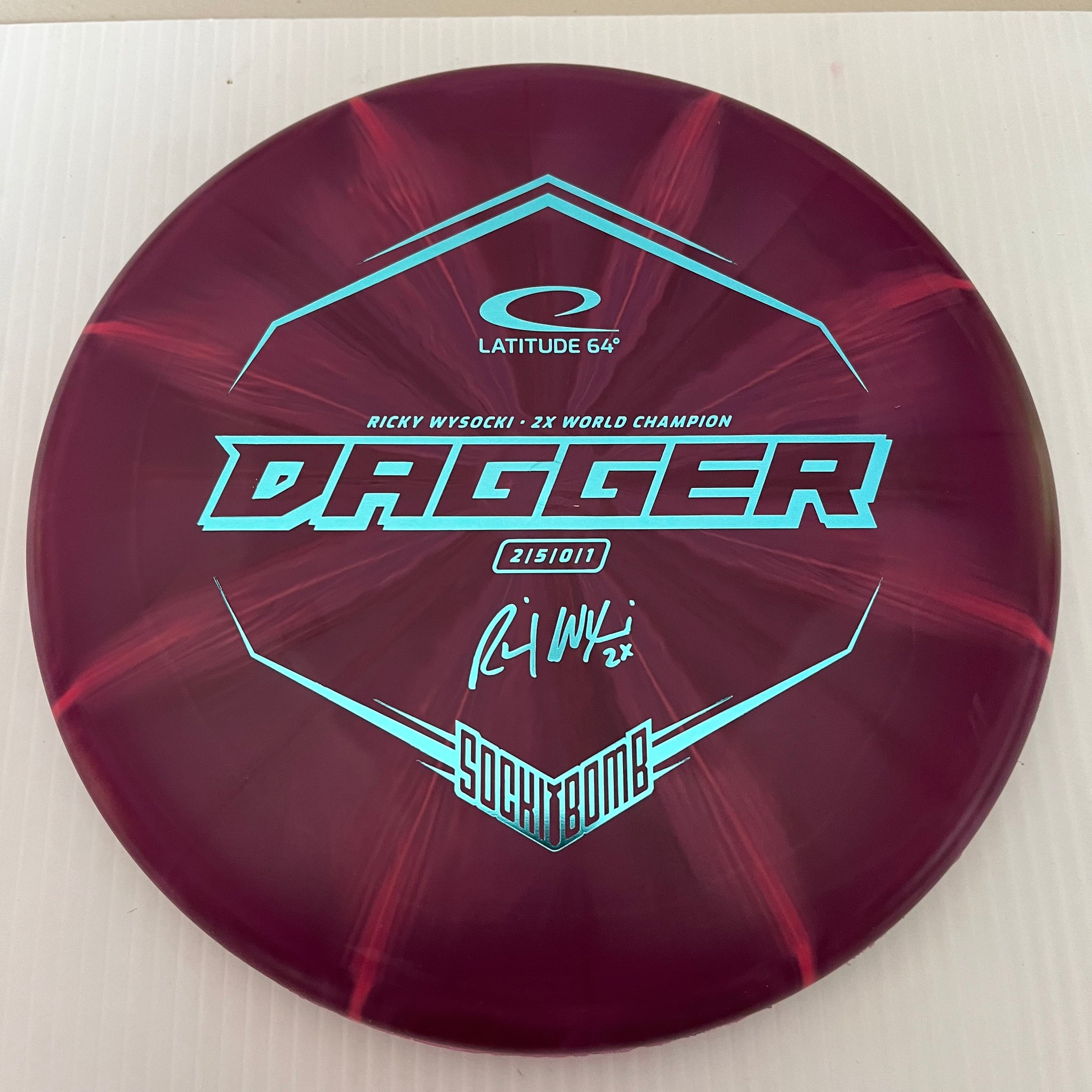 Latitude 64° 2x Ricky Wysocki Sockibomb Zero Hard Burst Dagger 2/5/0/1