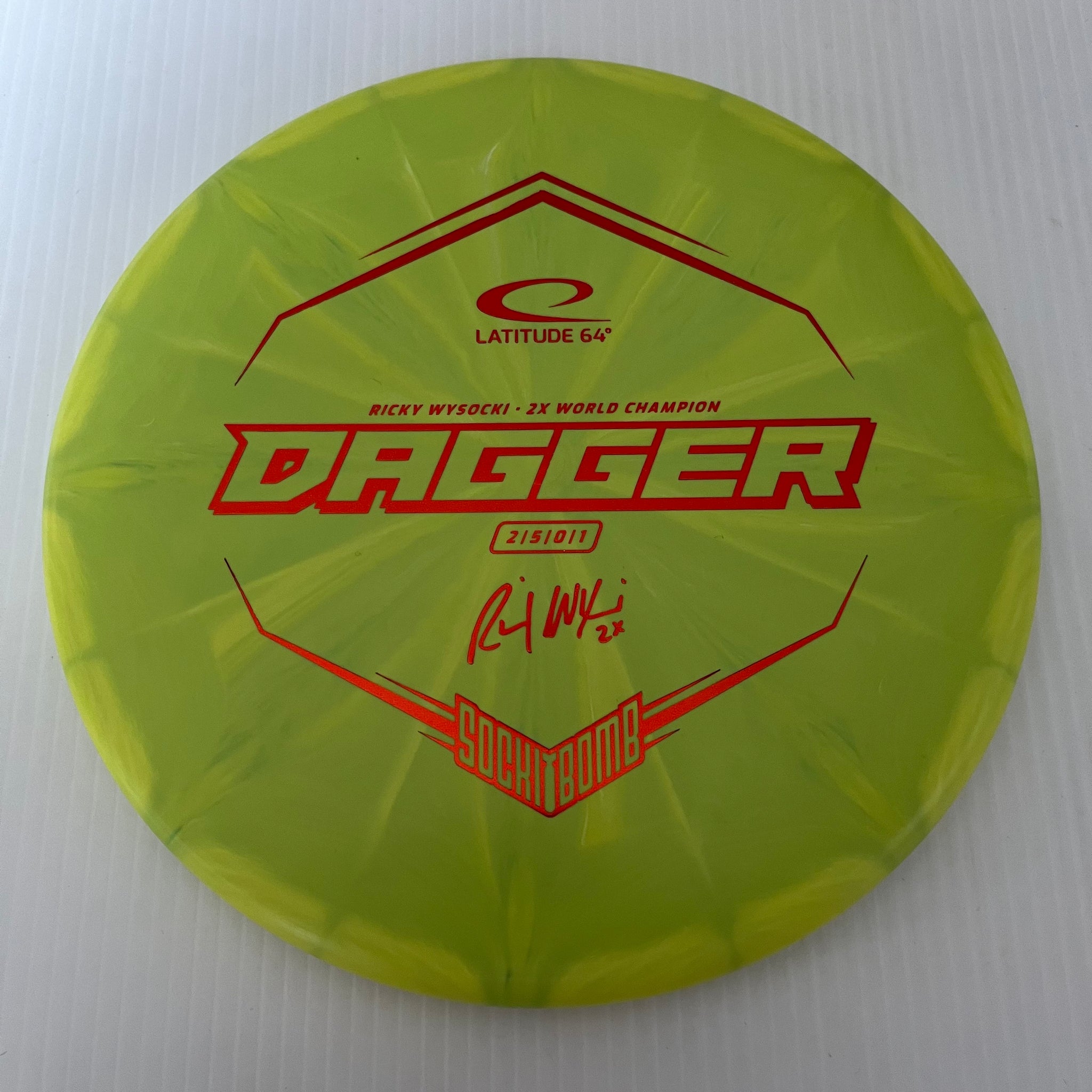 Latitude 64° 2x Ricky Wysocki Sockibomb Zero Hard Burst Dagger 2/5/0/1