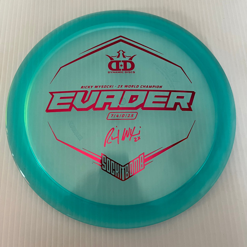 Dynamic Discs 2x Ricky Wysocki Sockibomb Lucid Evader 7/4/0/2.5
