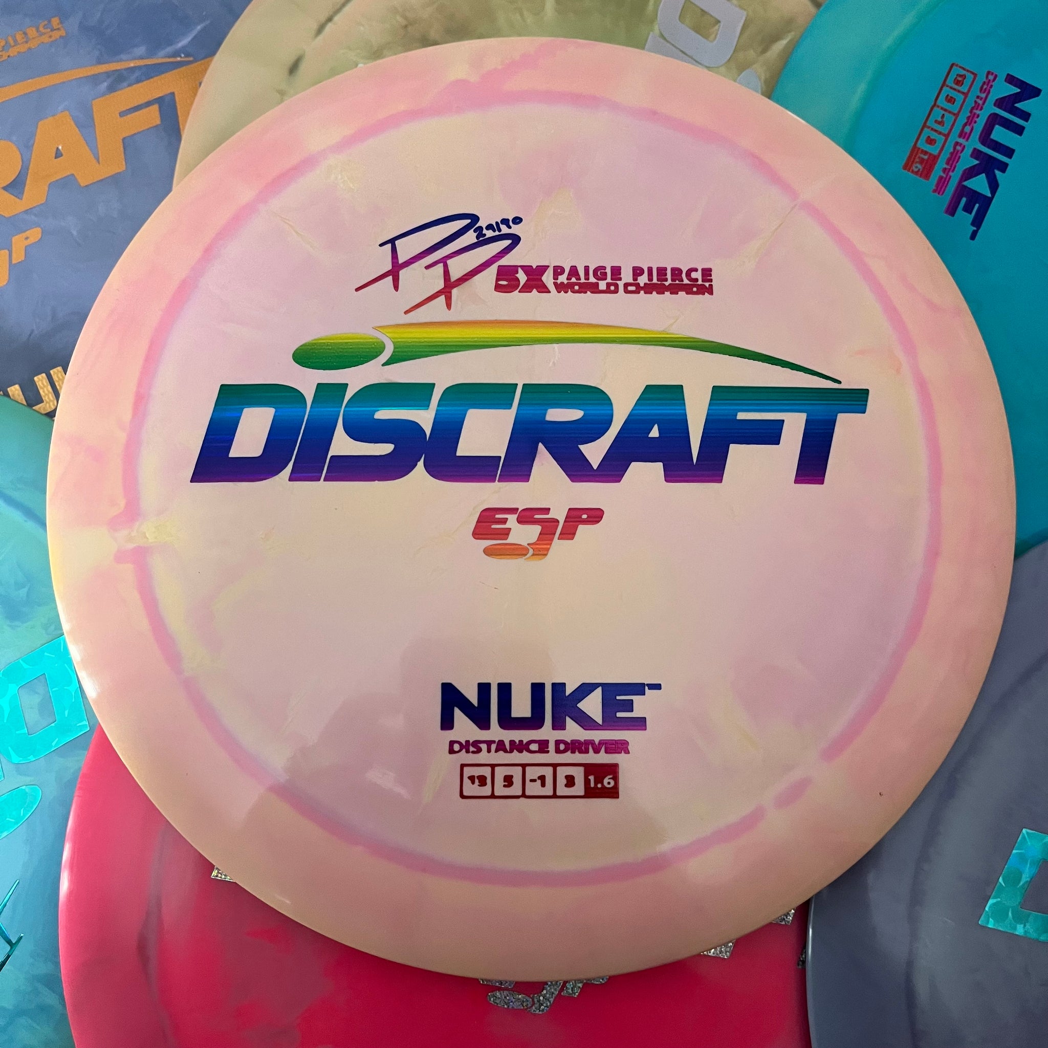 Discraft 5x Paige Pierce ESP Nuke 13/5/-1/3 (170-172g)