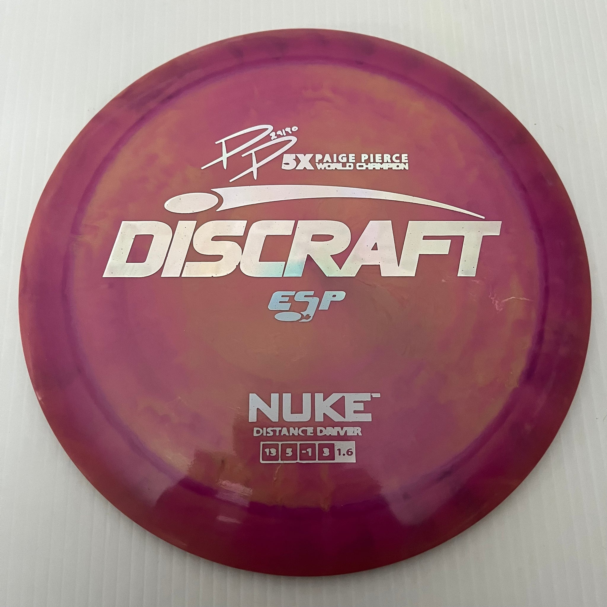 Discraft 5x Paige Pierce ESP Nuke 13/5/-1/3 (170-172g)