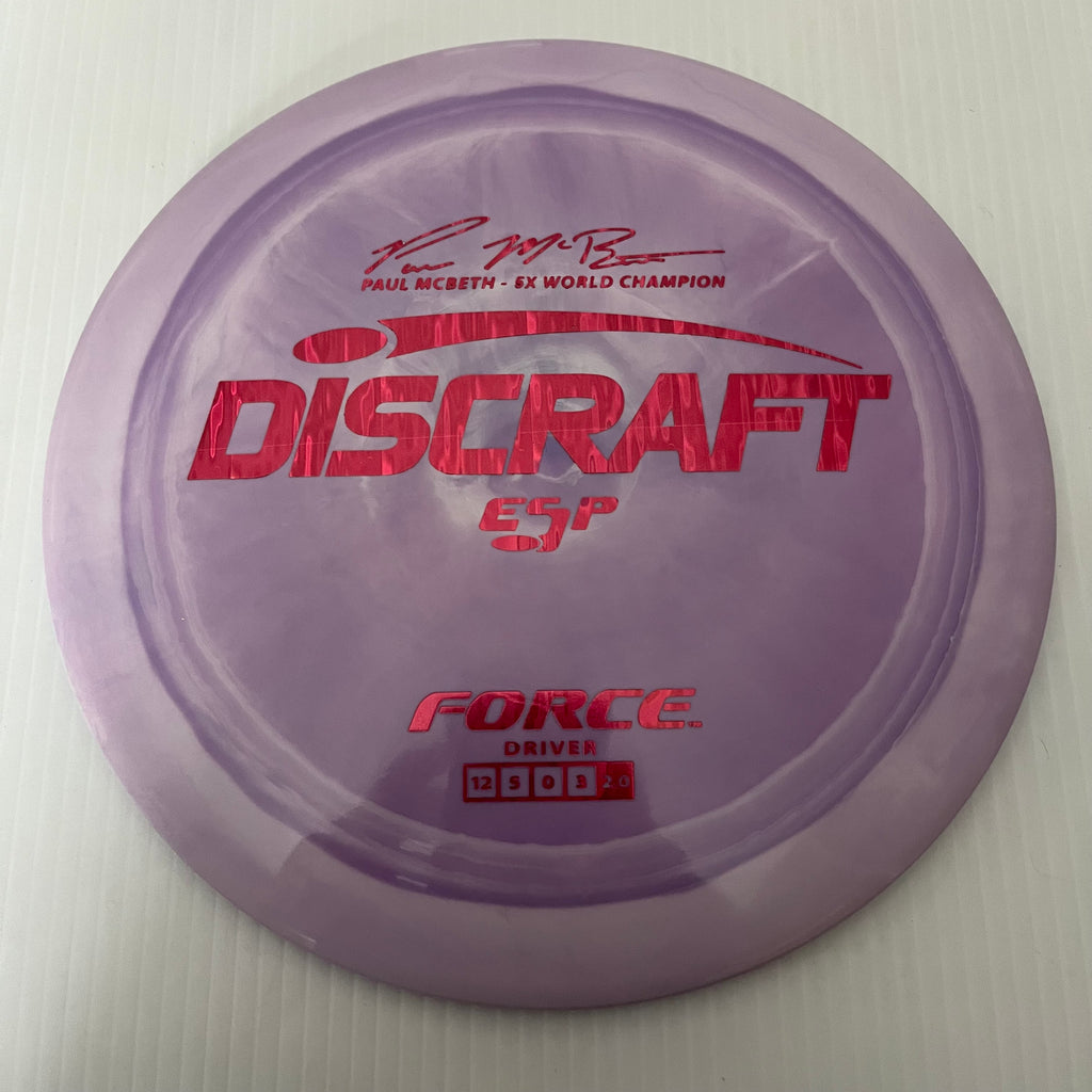 Discraft 5x Paul McBeth ESP Force 12/5/0/3 (173-174 grams)