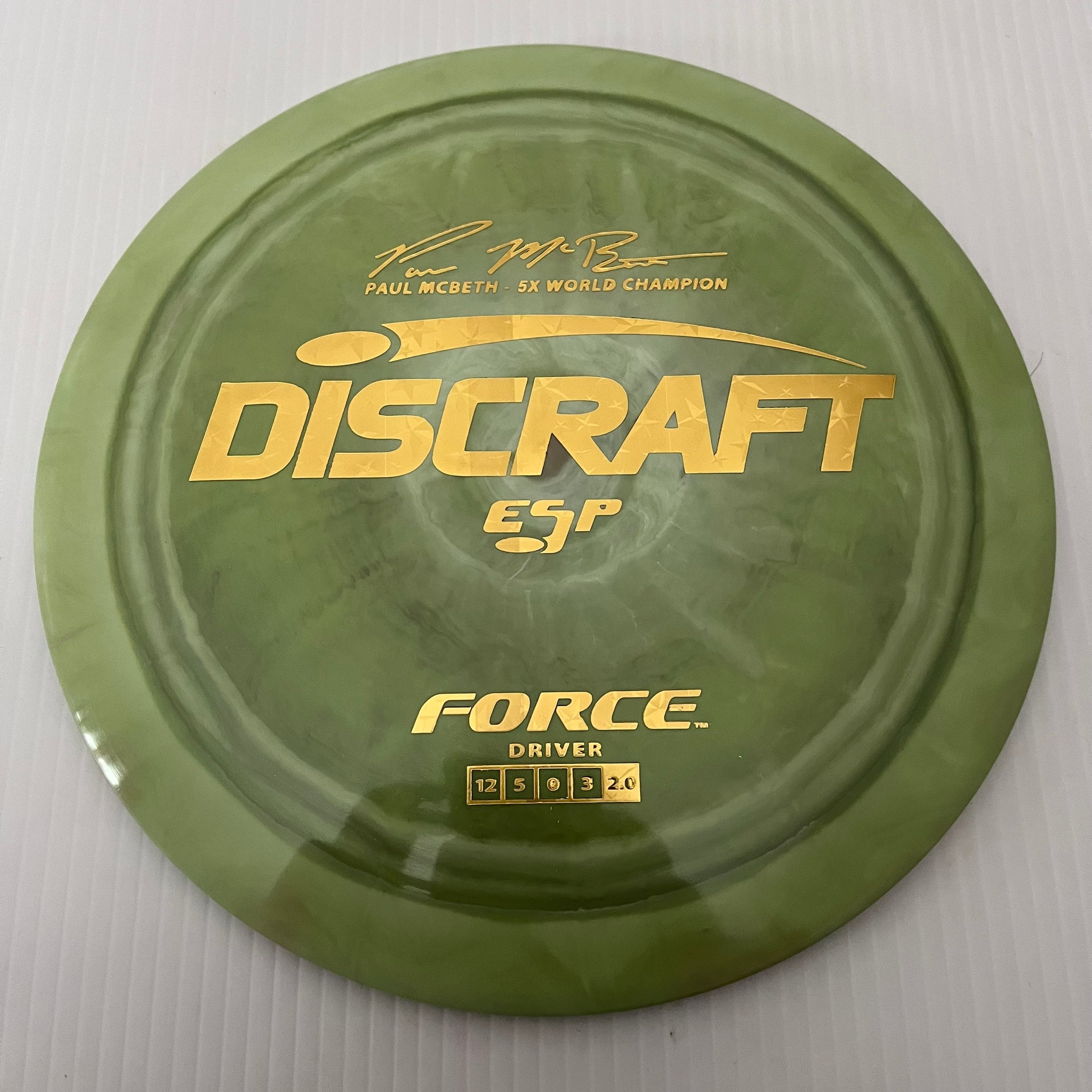 Discraft 5x Paul McBeth ESP Force 12/5/0/3 (173-174 grams)