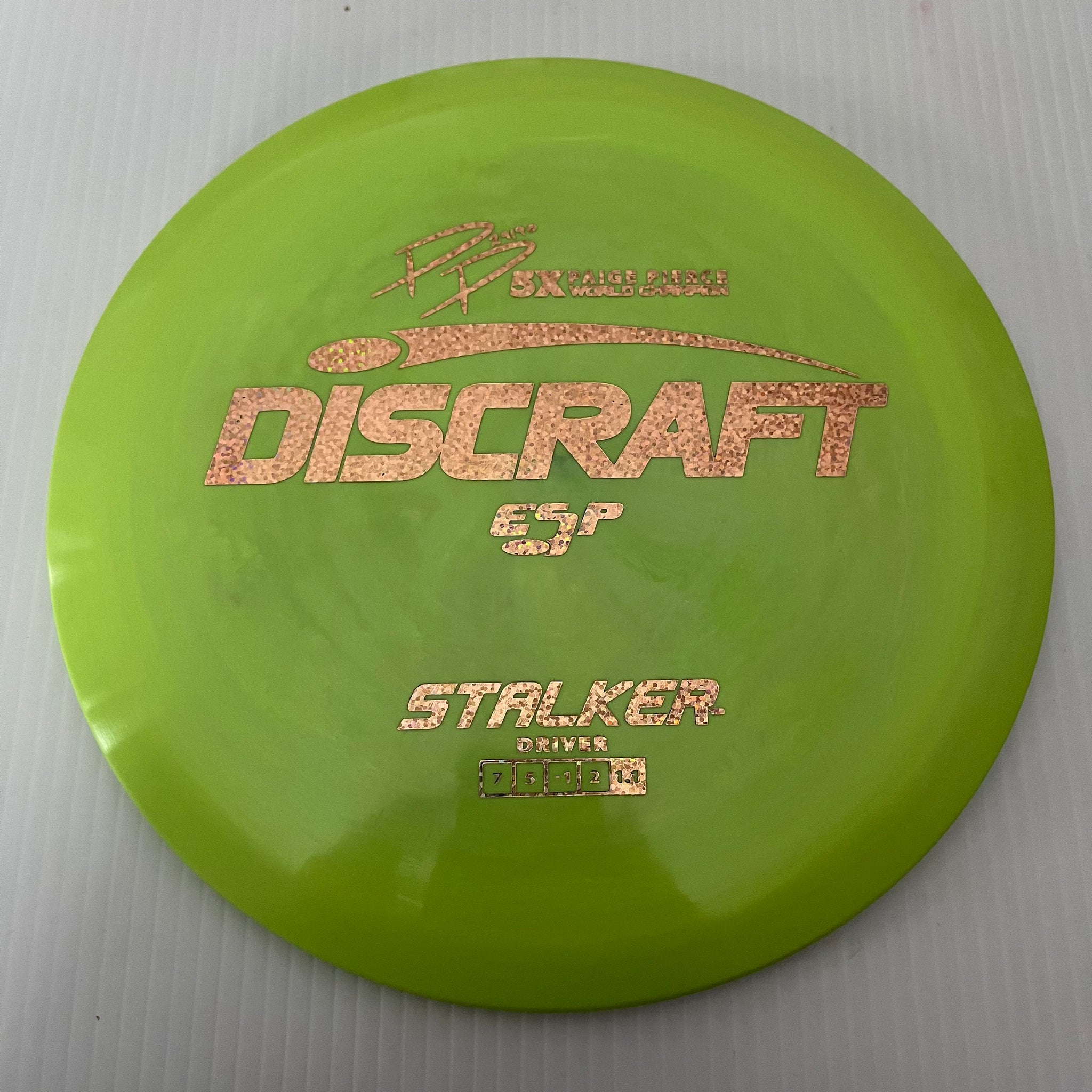 Discraft 5x Paige Pierce ESP Stalker 7/5/-1/2 (173-174 grams)