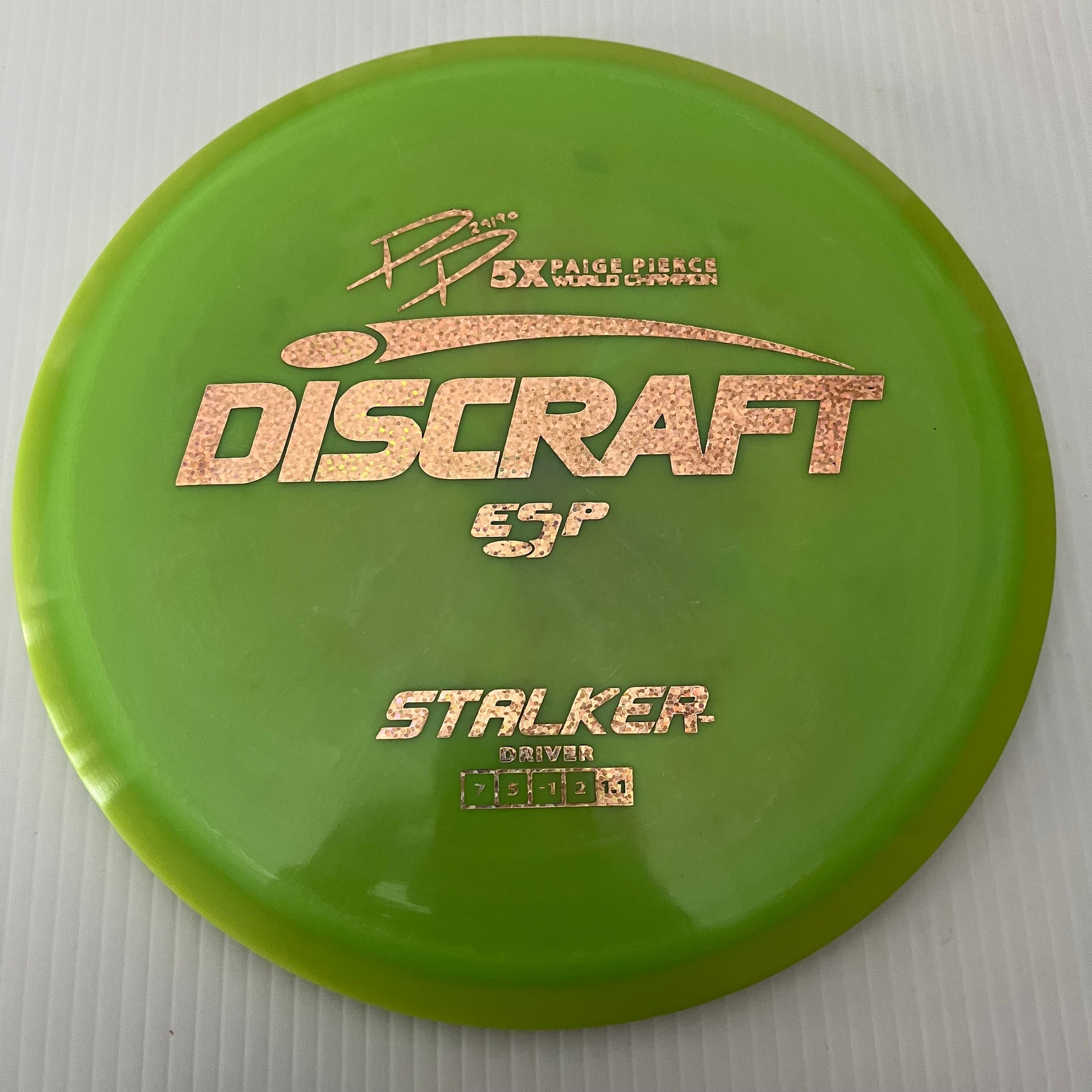 Discraft 5x Paige Pierce ESP Stalker 7/5/-1/2 (173-174 grams)