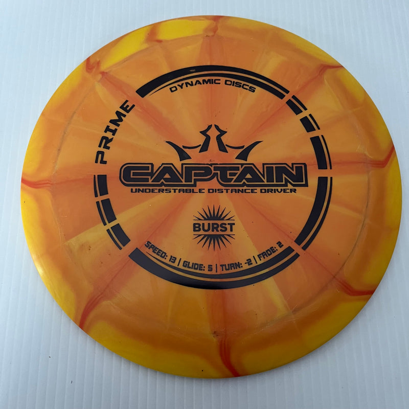 Dynamic Discs Prime Burst Captain 13/5/-2/2