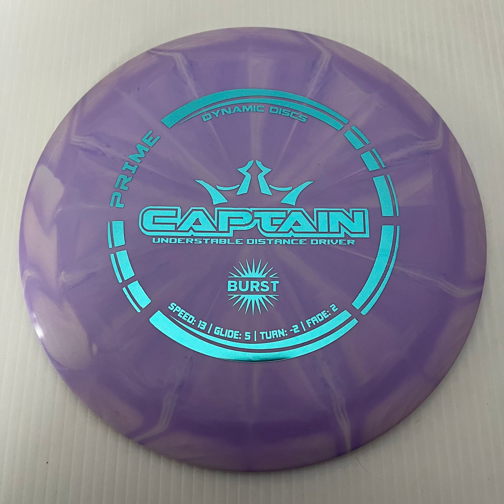 Dynamic Discs Prime Burst Captain 13/5/-2/2