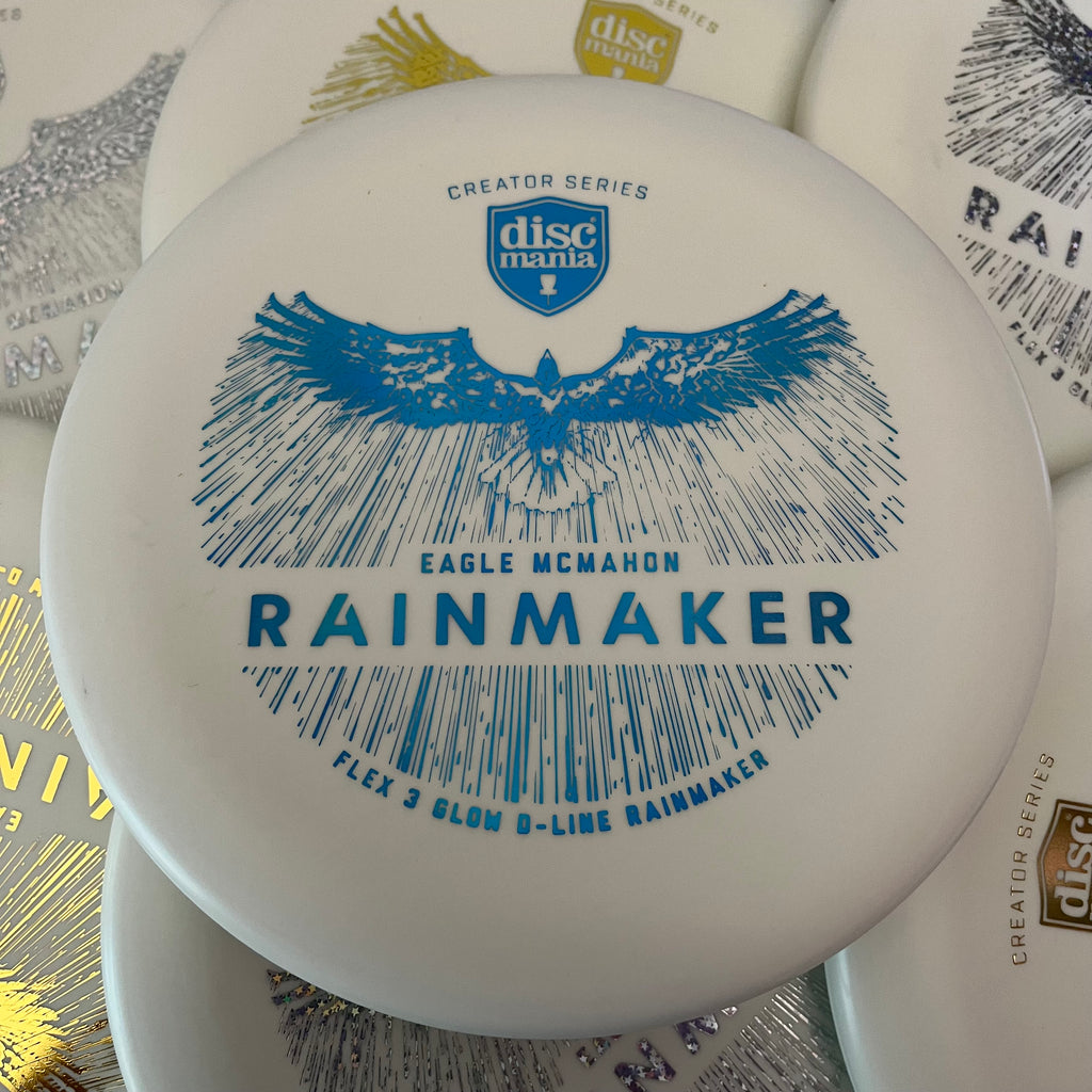 Discmania Eagle McMahon Creator Series Flex 3 Glow D-Line Rainmaker 2/3/0/0.5