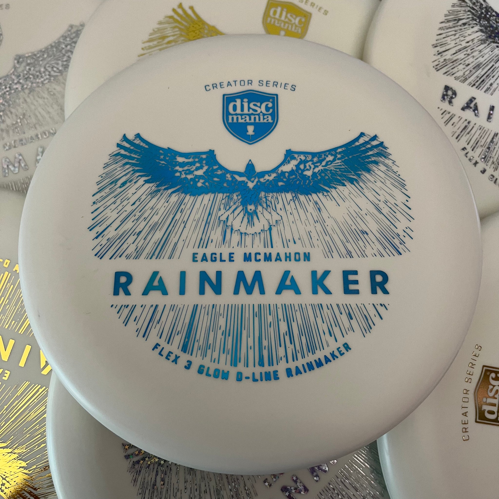 Discmania Eagle McMahon Creator Series Flex 3 Glow D-Line Rainmaker 2/3/0/0.5