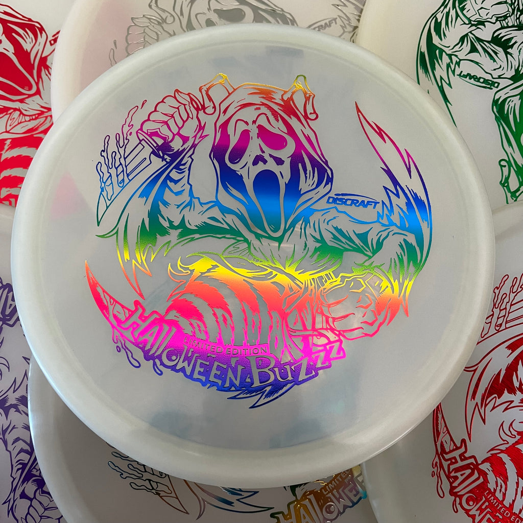 Discraft 2021 Halloween Scream the Movie Themed Glow Z Buzzz 5/4/-1/1