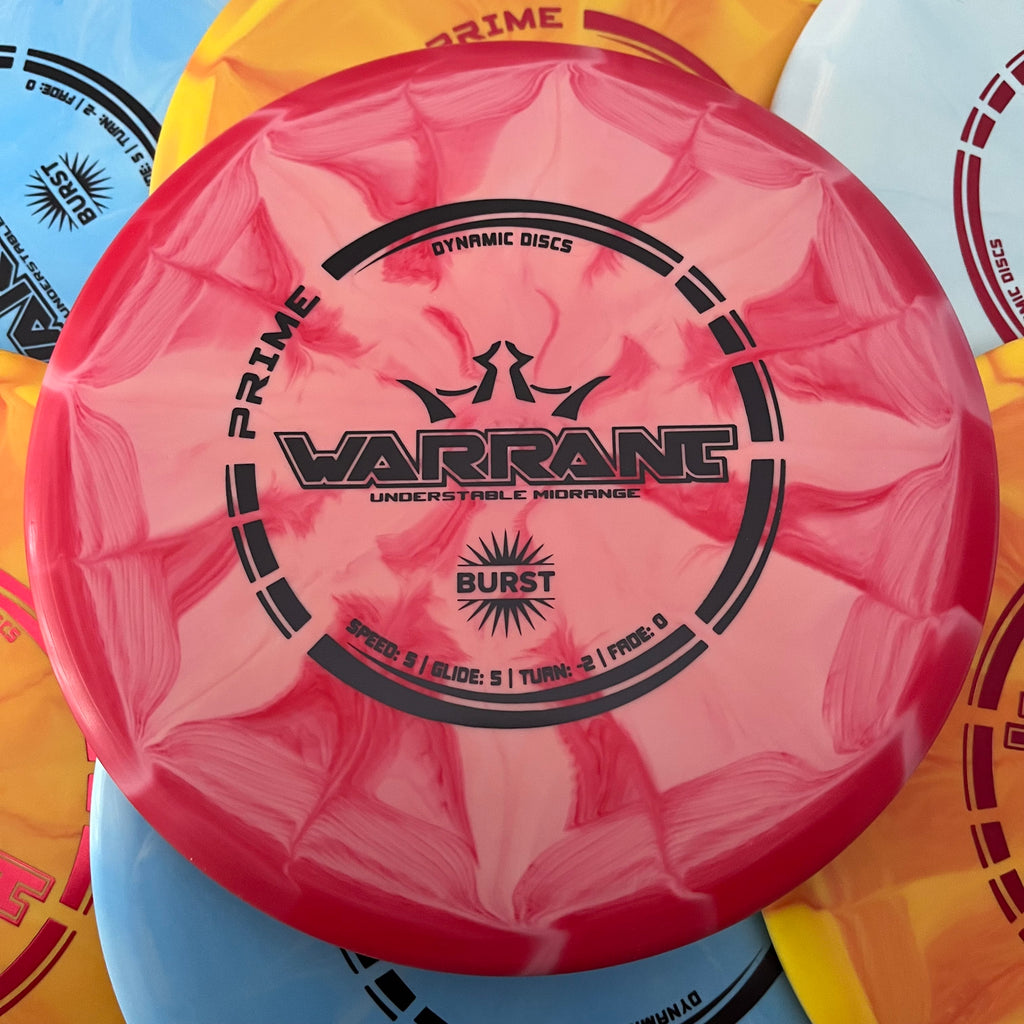 Dynamic Discs Prime Burst Warrant 5/5/-2/0