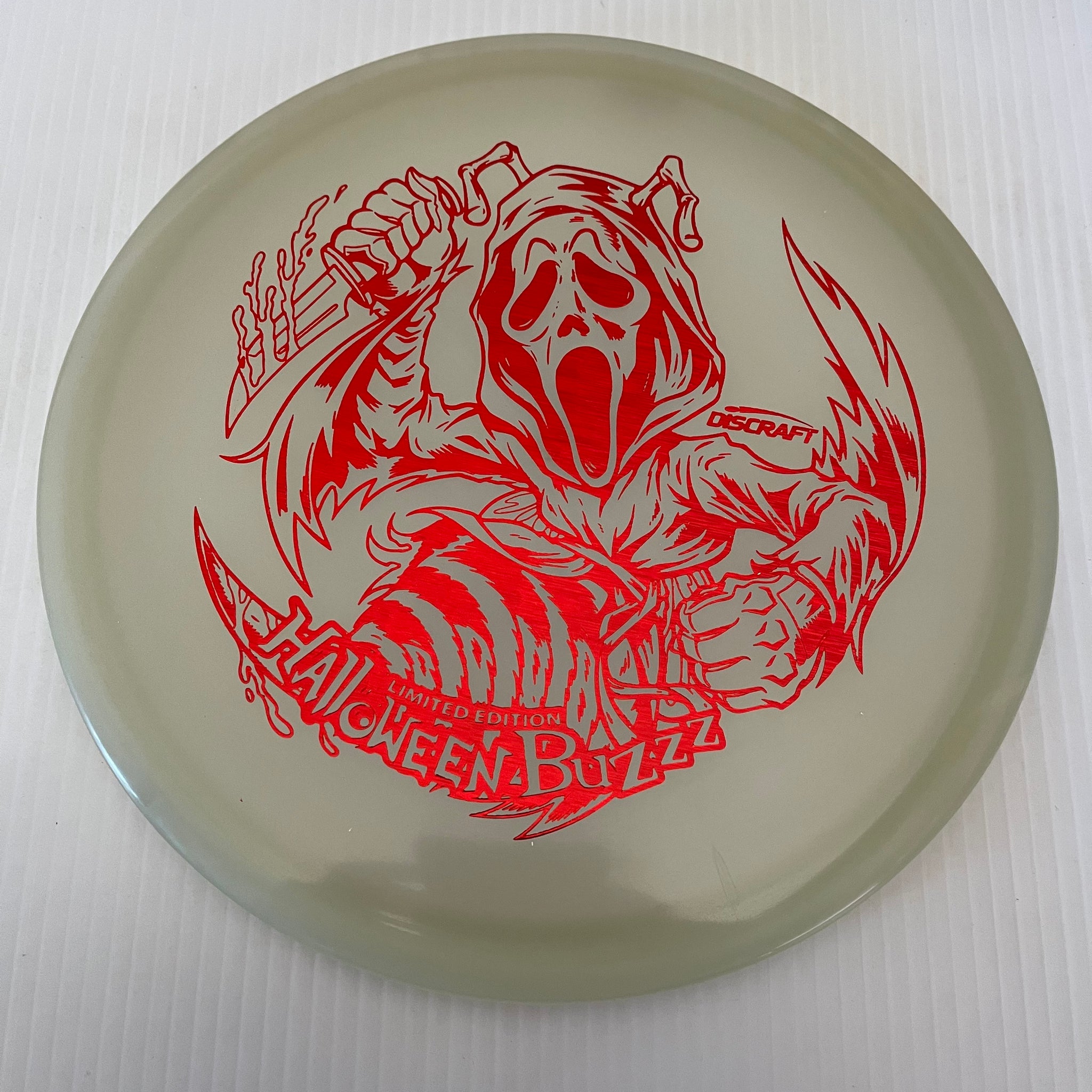 Discraft 2021 Halloween Scream the Movie Themed Glow Z Buzzz