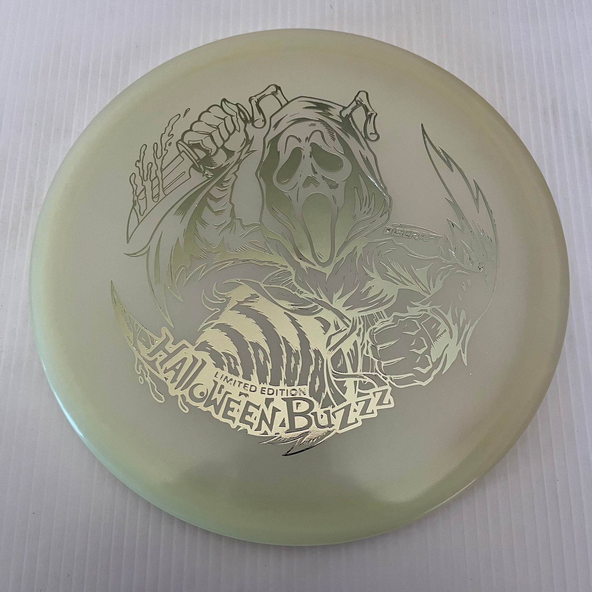 Discraft 2021 Halloween Scream the Movie Themed Glow Z Buzzz 5/4/-1/1