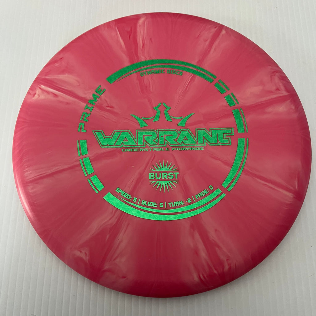 Dynamic Discs Prime Burst Warrant 5/5/-2/0