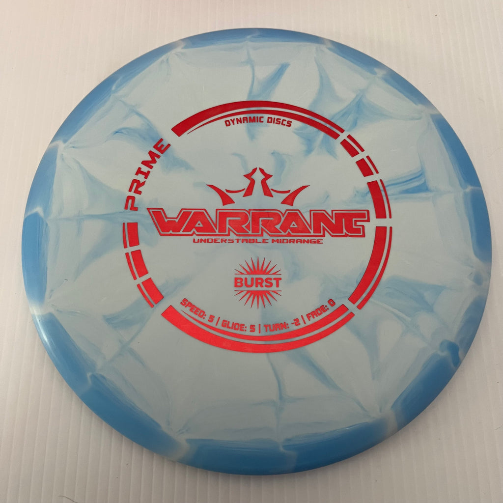 Dynamic Discs Prime Burst Warrant 5/5/-2/0
