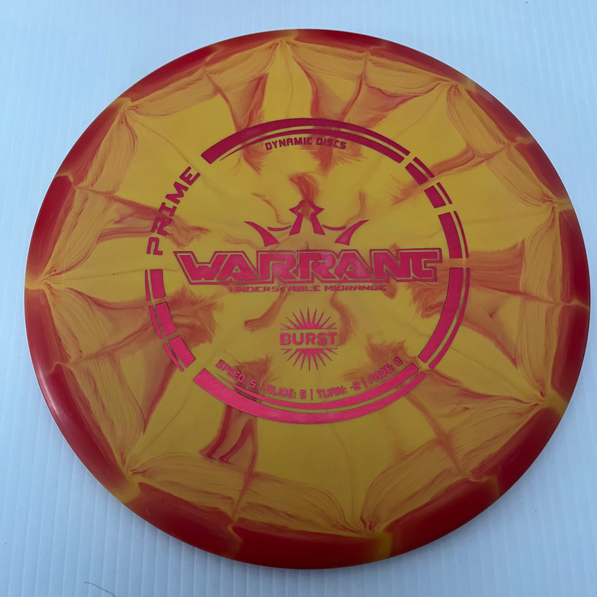 Dynamic Discs Prime Burst Warrant 5/5/-2/0