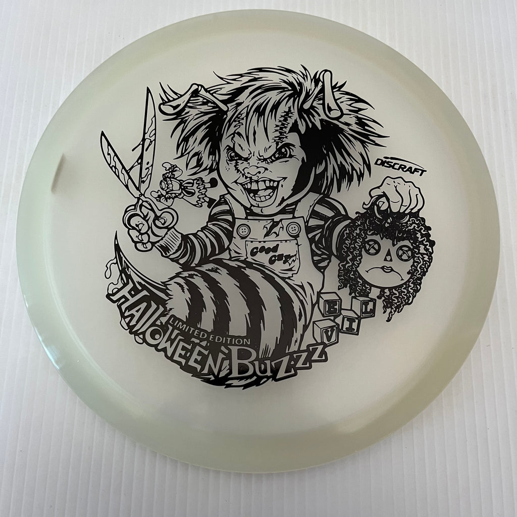 Discraft 2022 Halloween Chucky Themed Glow Z Buzzz 5/4/-1/1