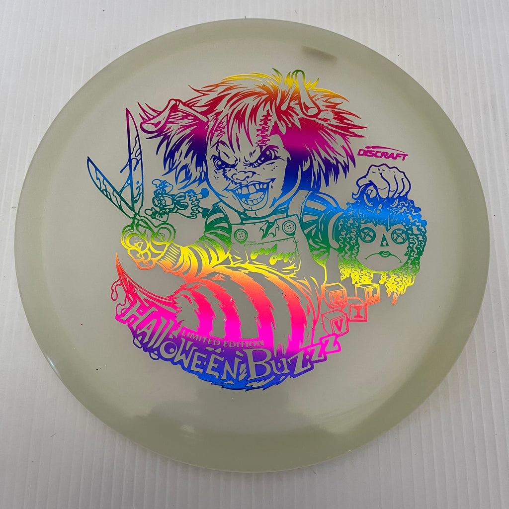 Discraft 2022 Halloween Chucky Themed Glow Z Buzzz 5/4/-1/1