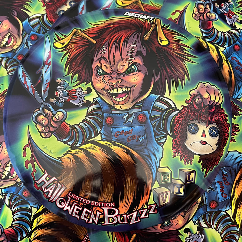 Discraft 2022 Halloween Chucky Themed SuperColor ESP Buzzz 5/4/-1/1