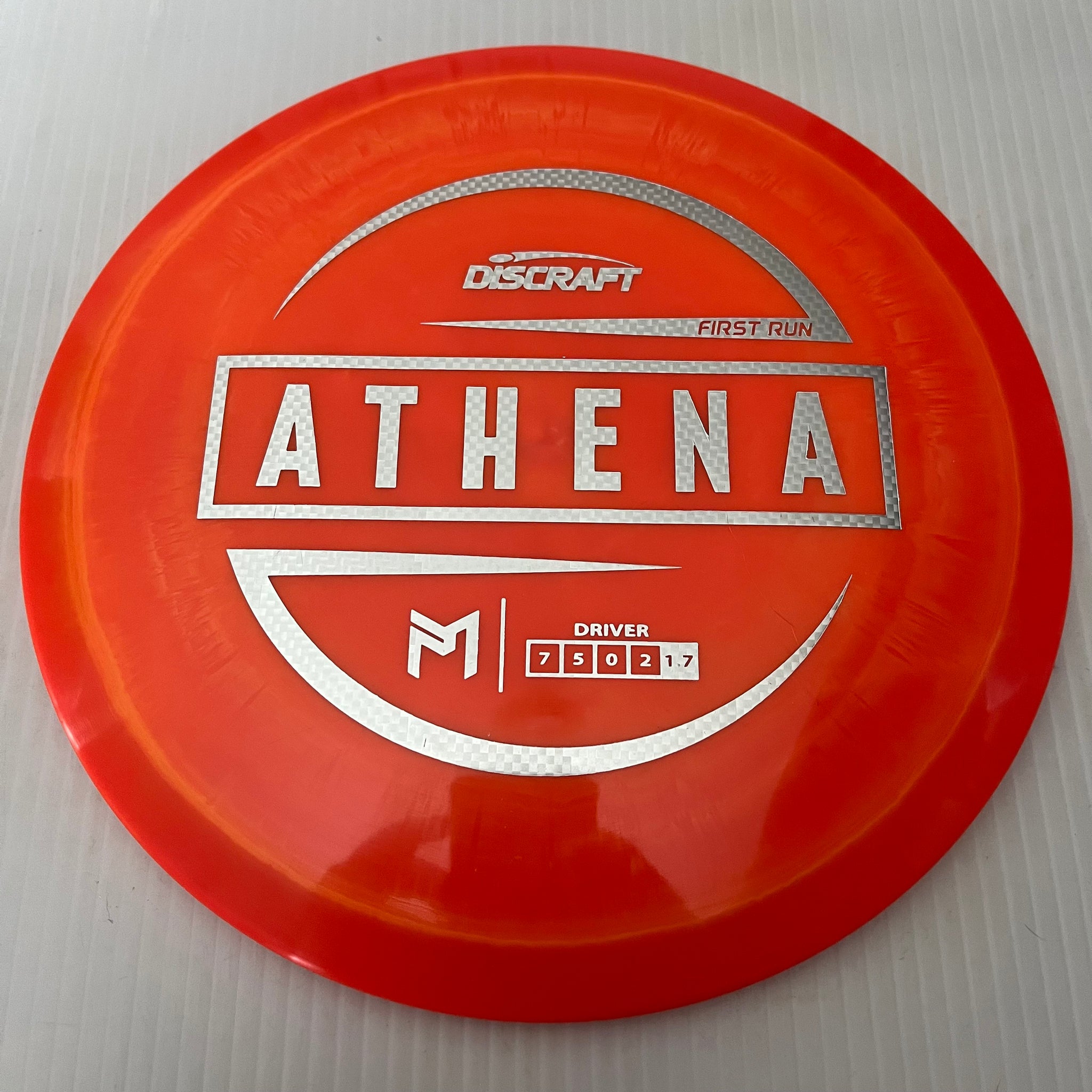 Discraft Paul McBeth First Run Swirly ESP Athena 7/5/0/2 (Lighterweights)
