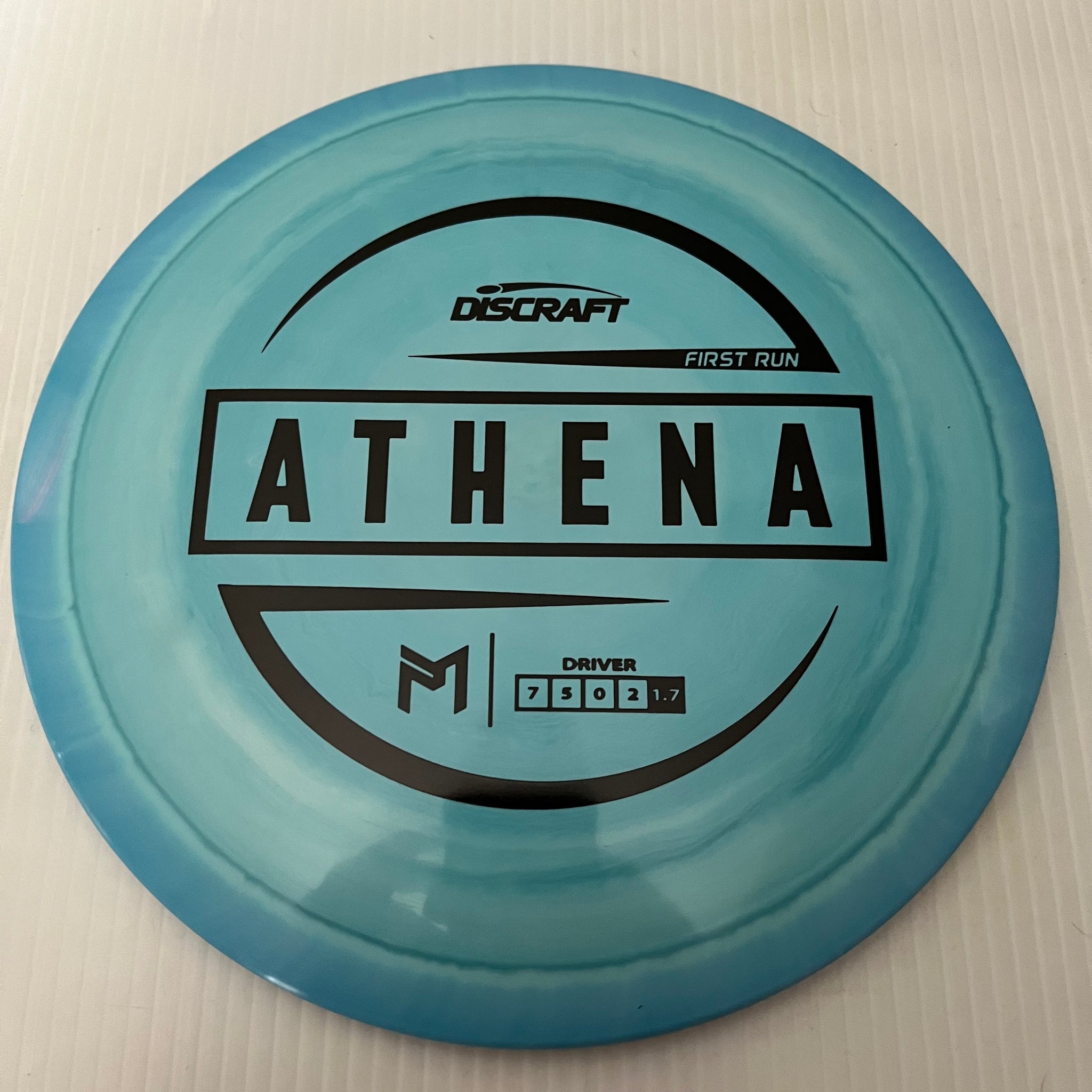 Discraft Paul McBeth First Run Swirly ESP Athena 7/5/0/2 (Lighterweights)