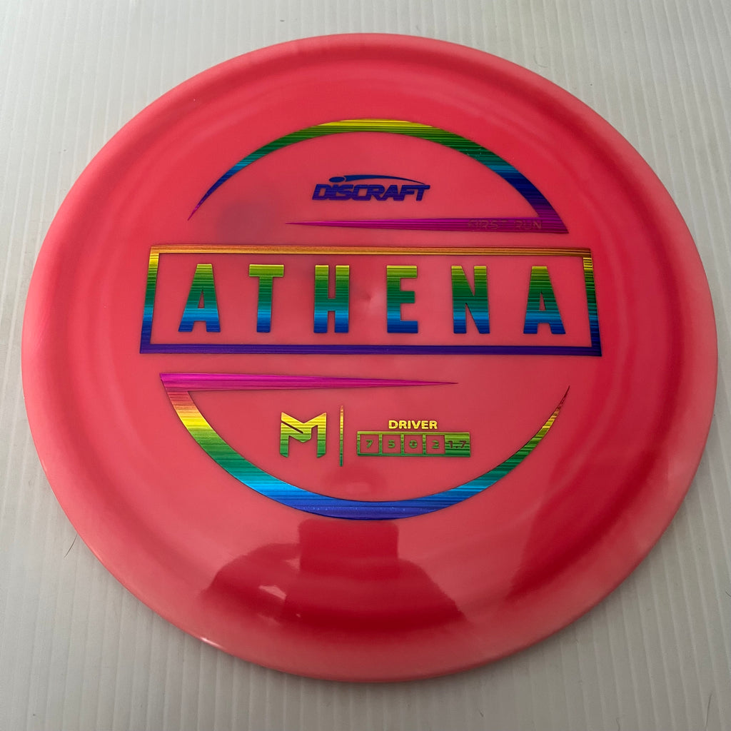 Discraft Paul McBeth First Run Swirly ESP Athena 7/5/0/2 (Lighterweights)