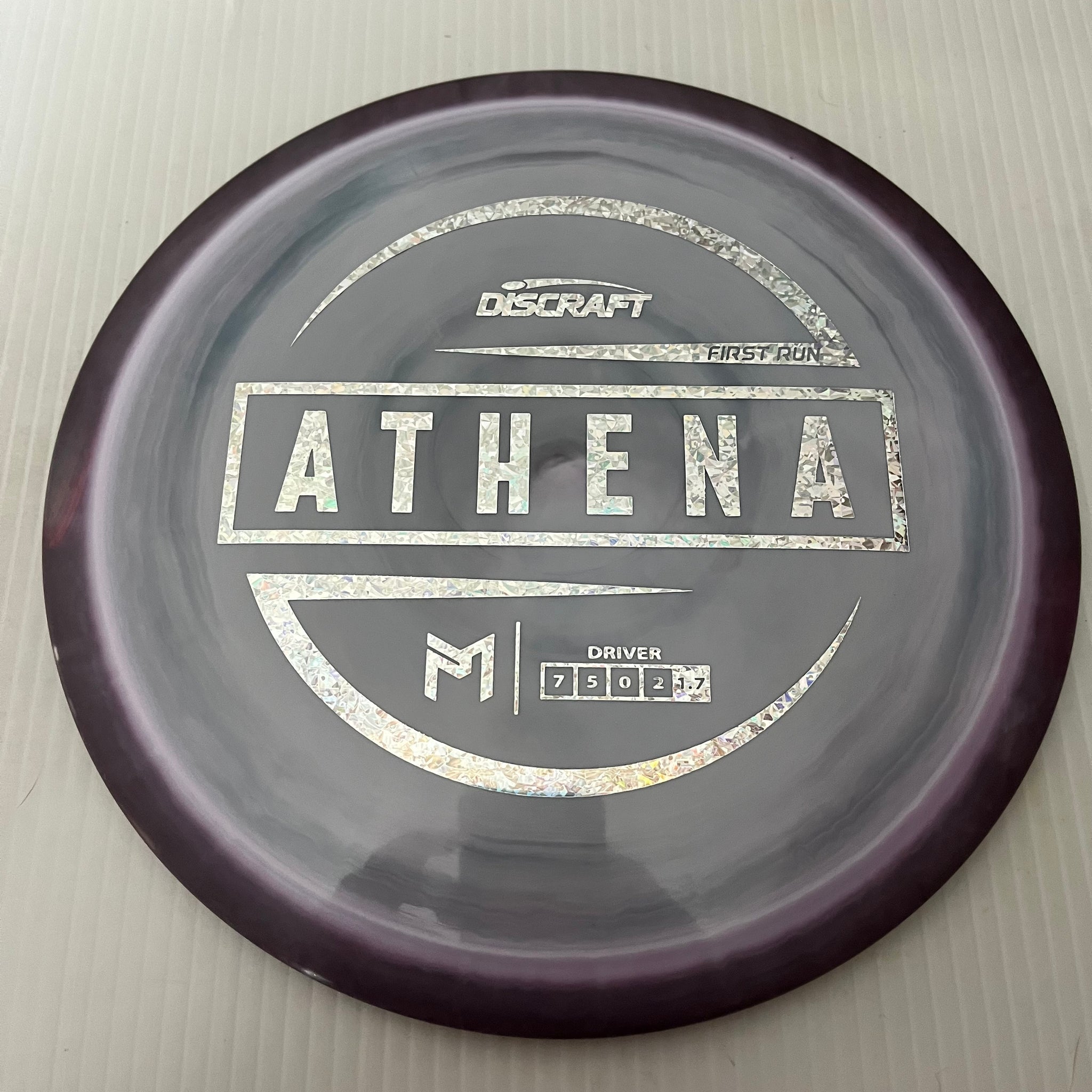 Discraft Paul McBeth First Run Swirly ESP Athena 7/5/0/2 (Lighterweights)