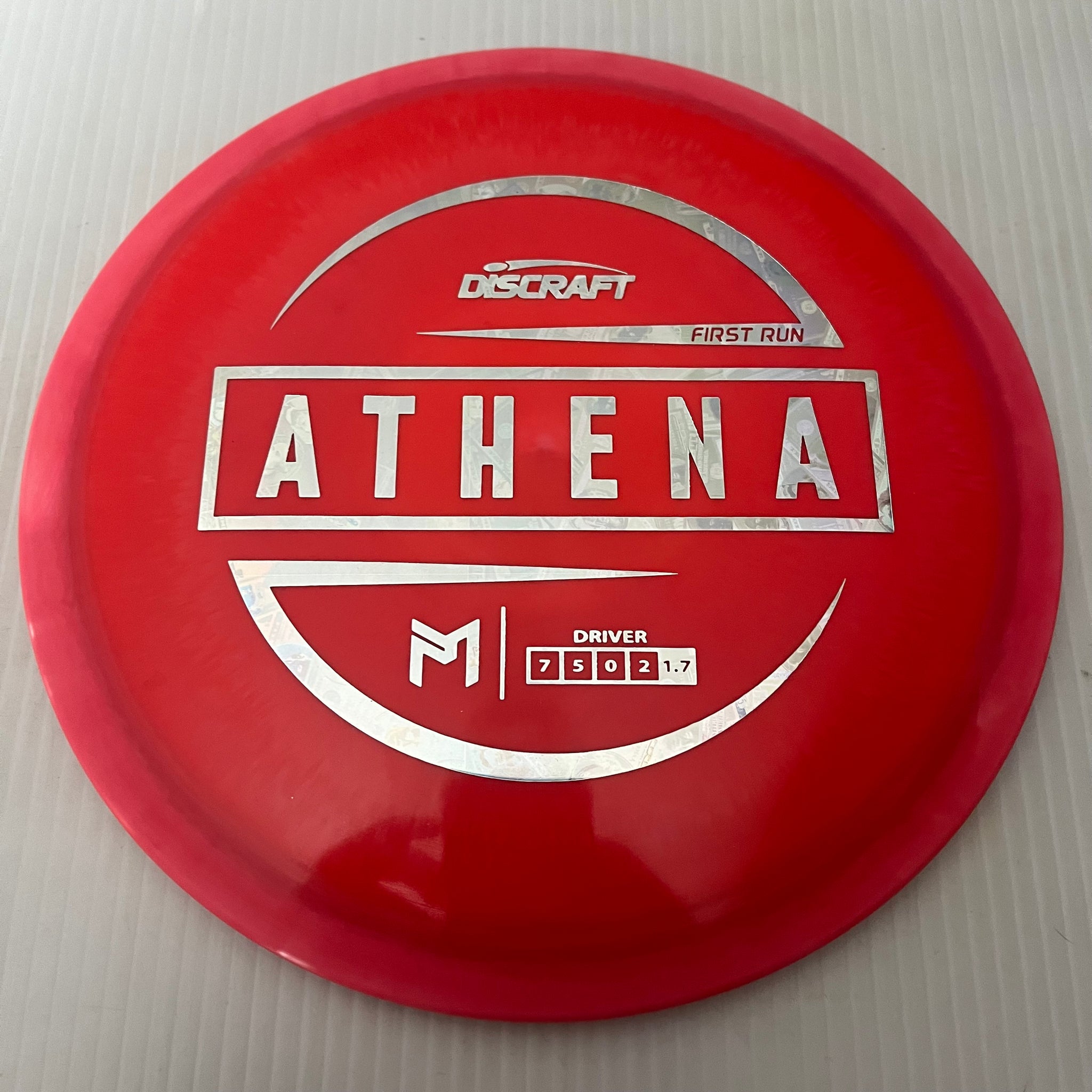 Discraft Paul McBeth First Run Swirly ESP Athena 7/5/0/2 (Lighterweights)