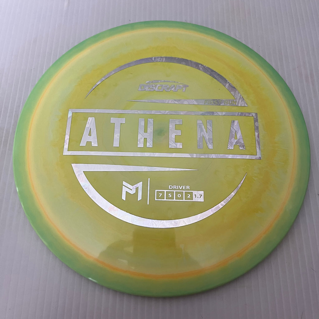 Discraft Paul McBeth First Run Swirly ESP Athena 7/5/0/2 (Lighterweights)