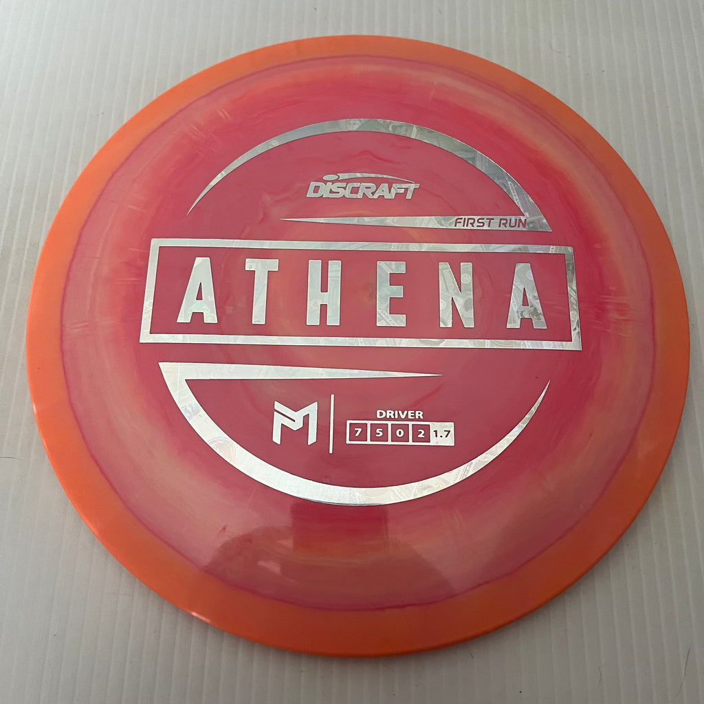 Discraft Paul McBeth First Run Swirly ESP Athena 7/5/0/2 (Lighterweights)