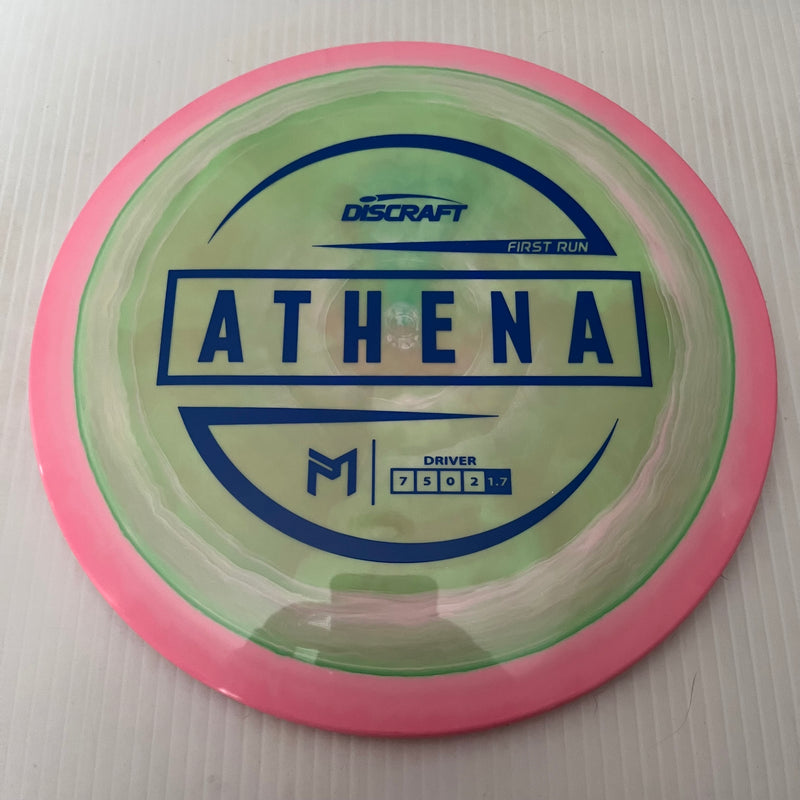 Discraft Paul McBeth First Run Swirly ESP Athena 7/5/0/2 (Lighterweights)