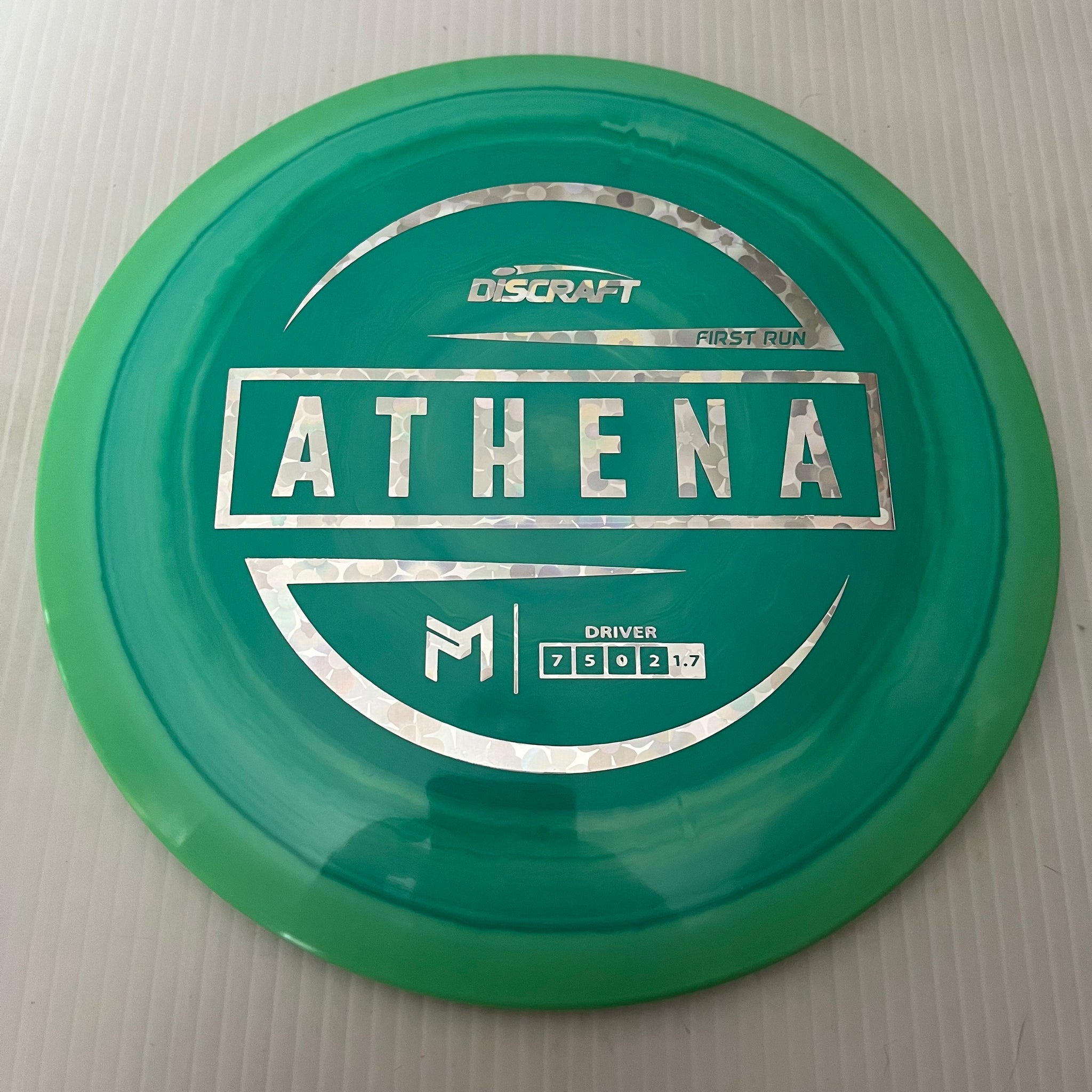 Discraft Paul McBeth First Run Swirly ESP Athena 7/5/0/2 (Lighterweights)