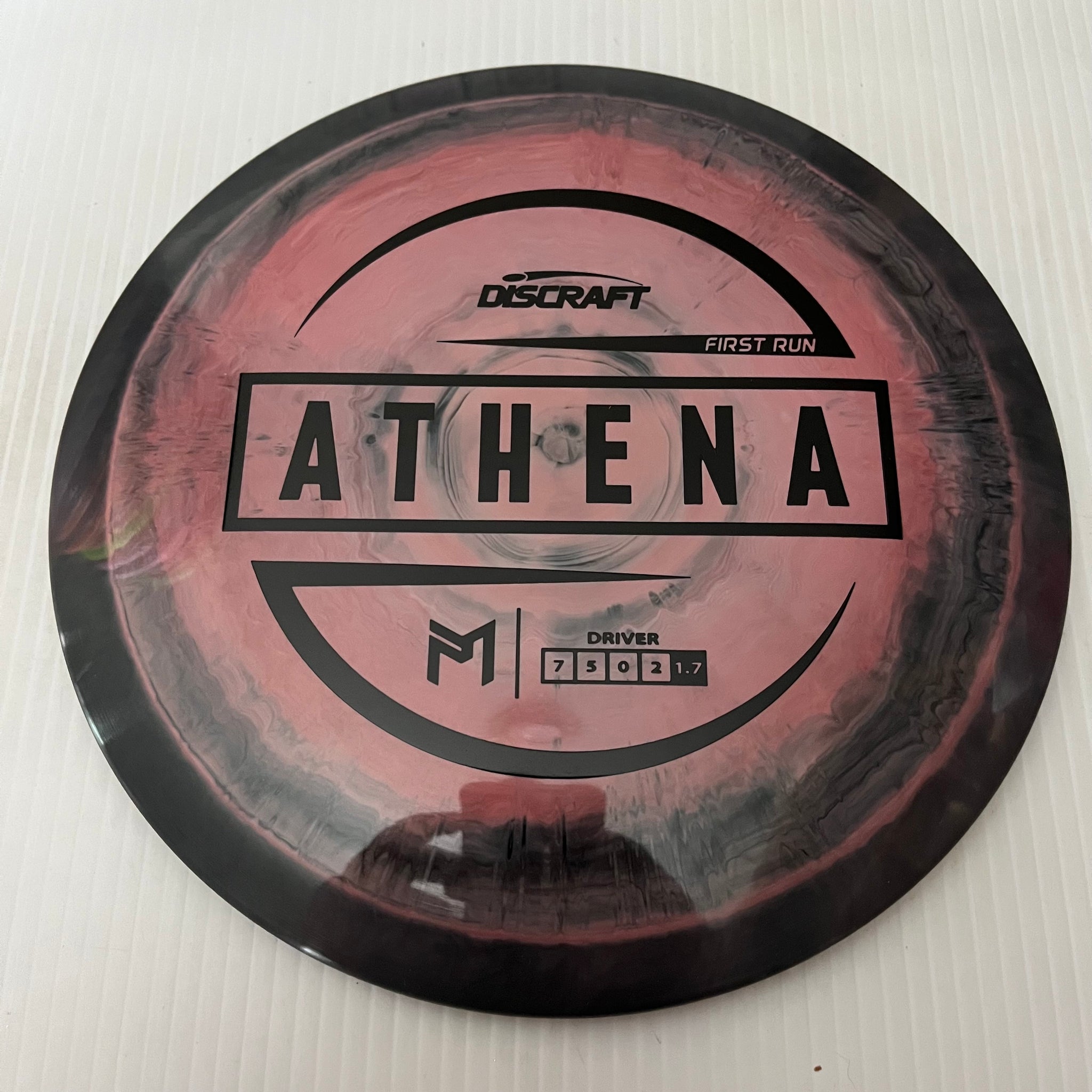 Discraft Paul McBeth First Run Swirly ESP Athena 7/5/0/2 (Maxweight)