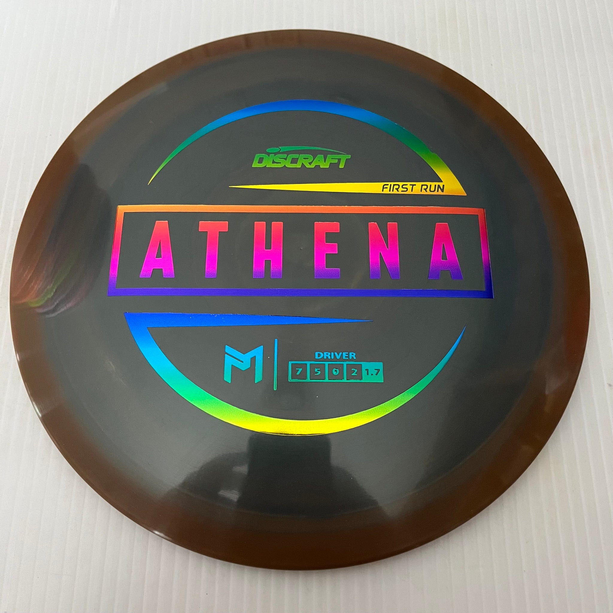 Discraft Paul McBeth First Run Swirly ESP Athena 7/5/0/2 (Maxweight)