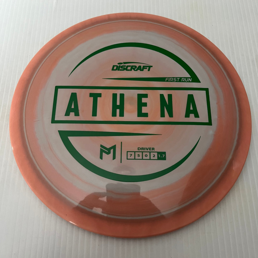Discraft Paul McBeth First Run Swirly ESP Athena 7/5/0/2 (Maxweight)