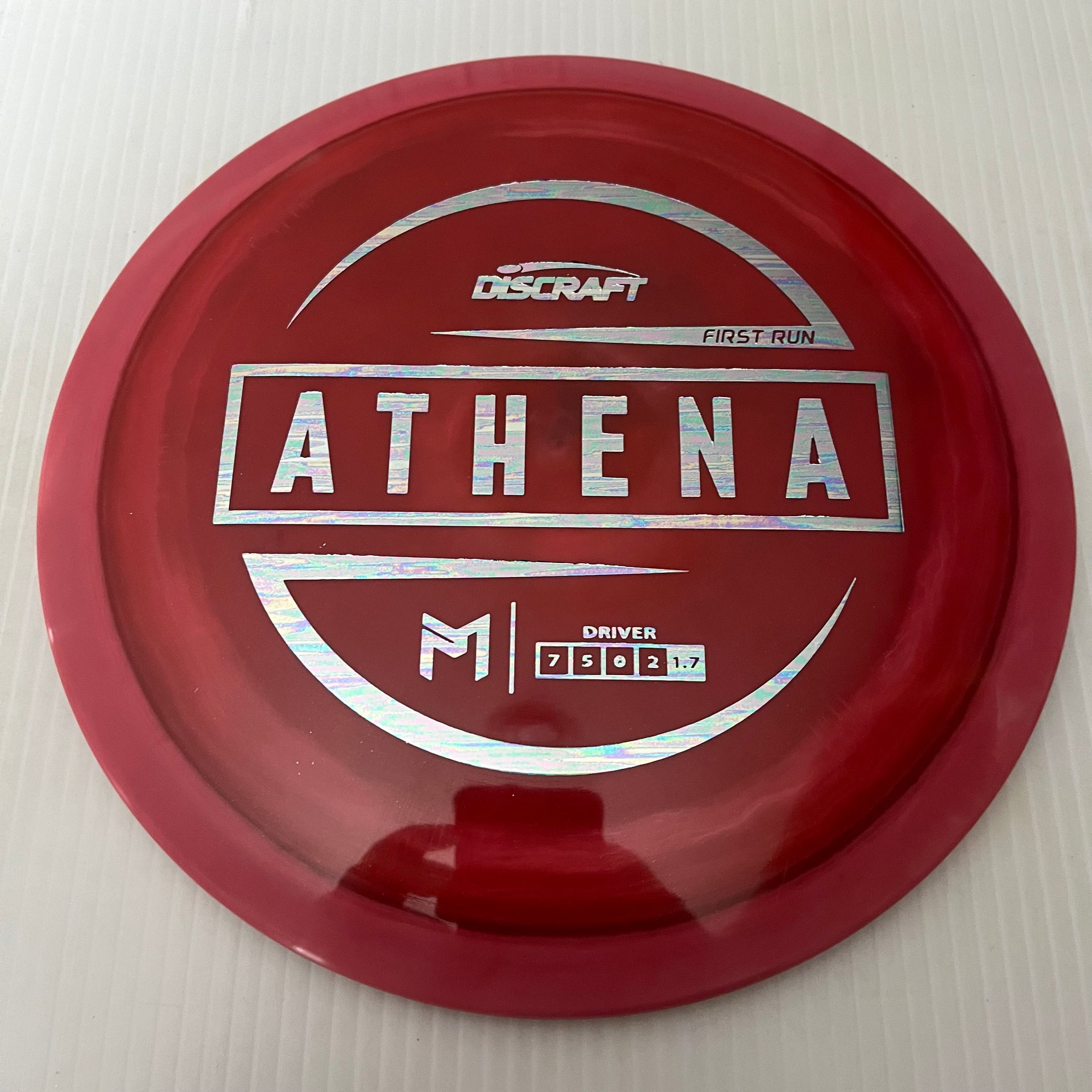 Discraft Paul McBeth First Run Swirly ESP Athena 7/5/0/2 (Maxweight)
