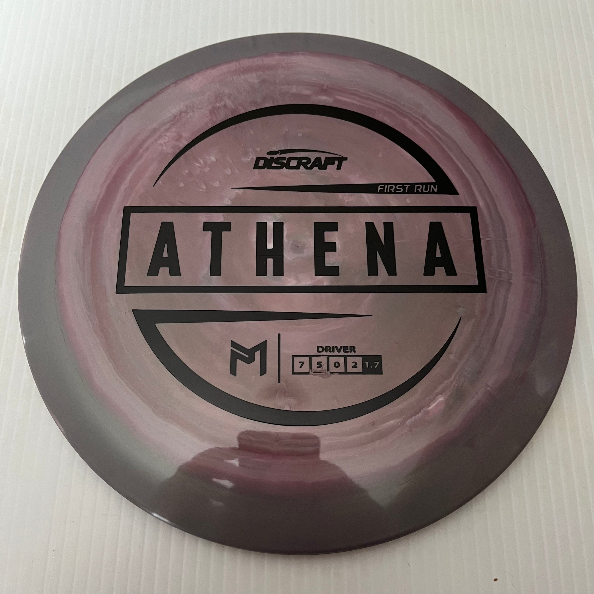 Discraft Paul McBeth First Run Swirly ESP Athena 7/5/0/2 (Maxweight)