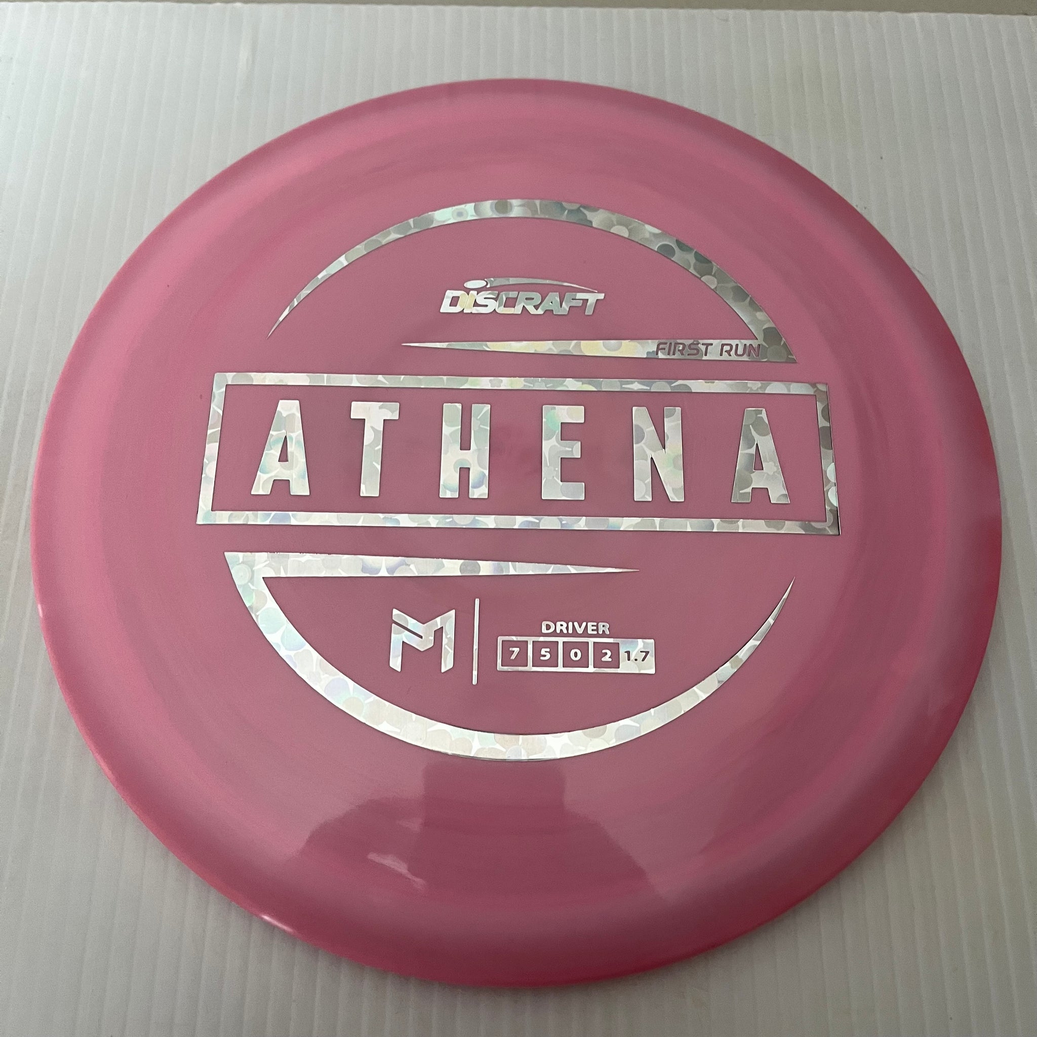 Discraft Paul McBeth First Run Swirly ESP Athena 7/5/0/2 (Maxweight)