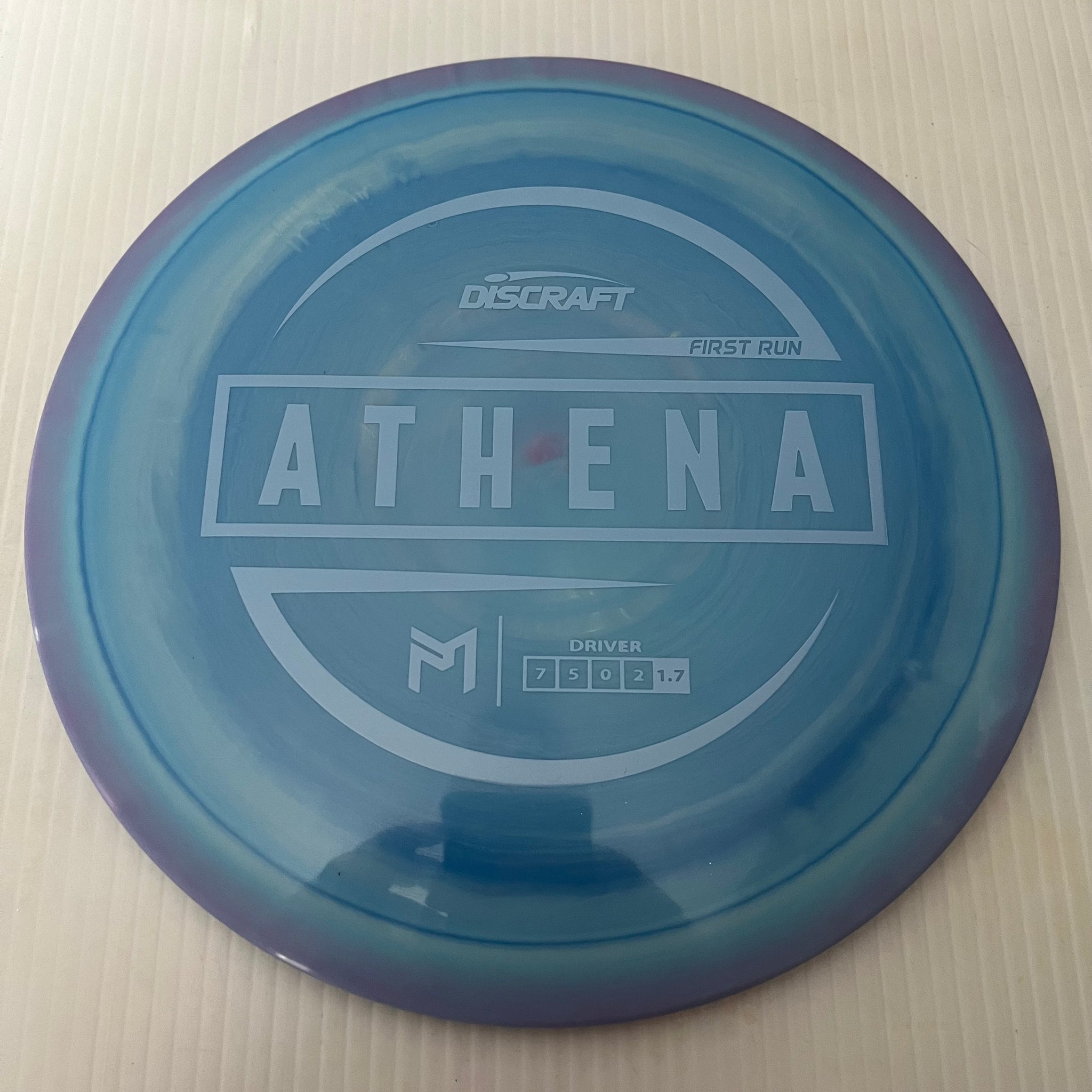 Discraft Paul McBeth First Run Swirly ESP Athena 7/5/0/2 (Maxweight)