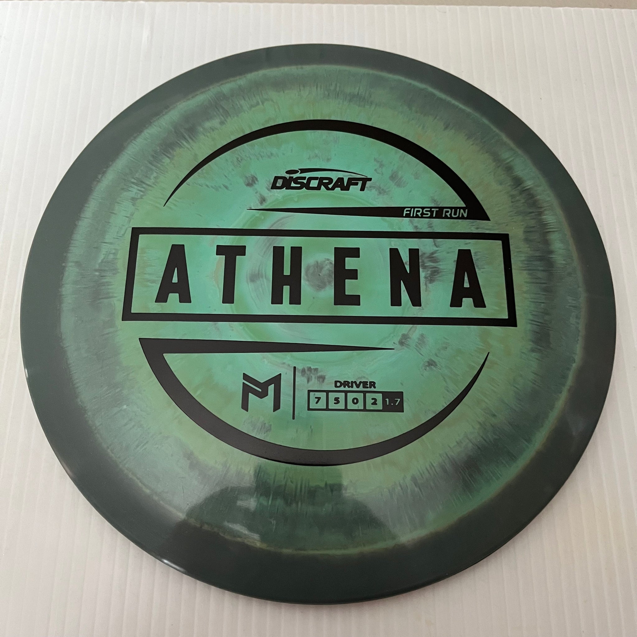Discraft Paul McBeth First Run Swirly ESP Athena 7/5/0/2 (Maxweight)