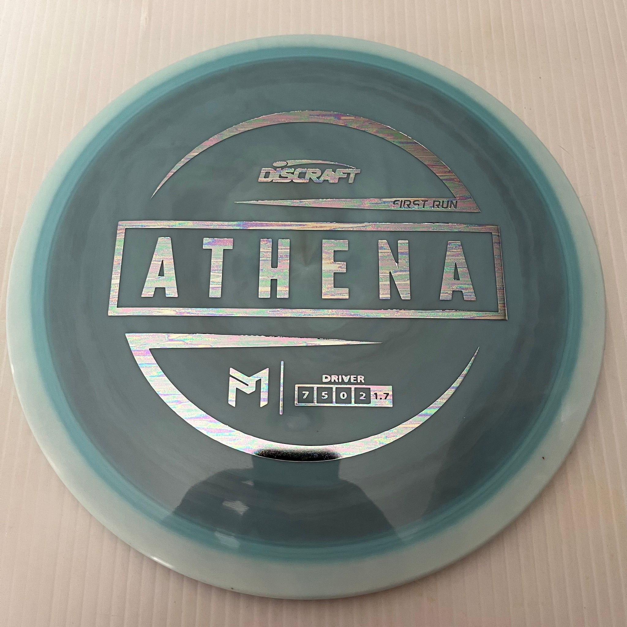 Discraft Paul McBeth First Run Swirly ESP Athena 7/5/0/2 (Maxweight)