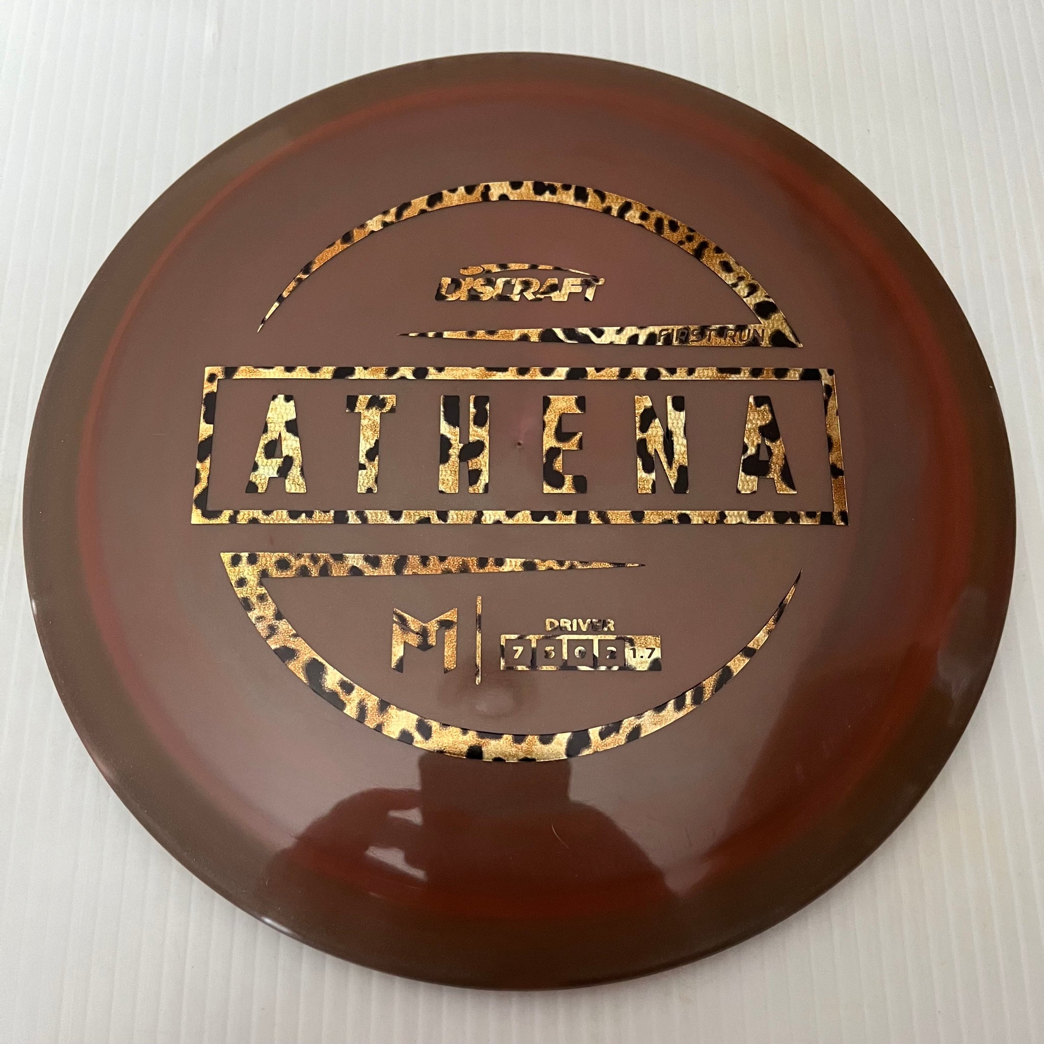 Discraft Paul McBeth First Run Swirly ESP Athena 7/5/0/2 (Maxweight)