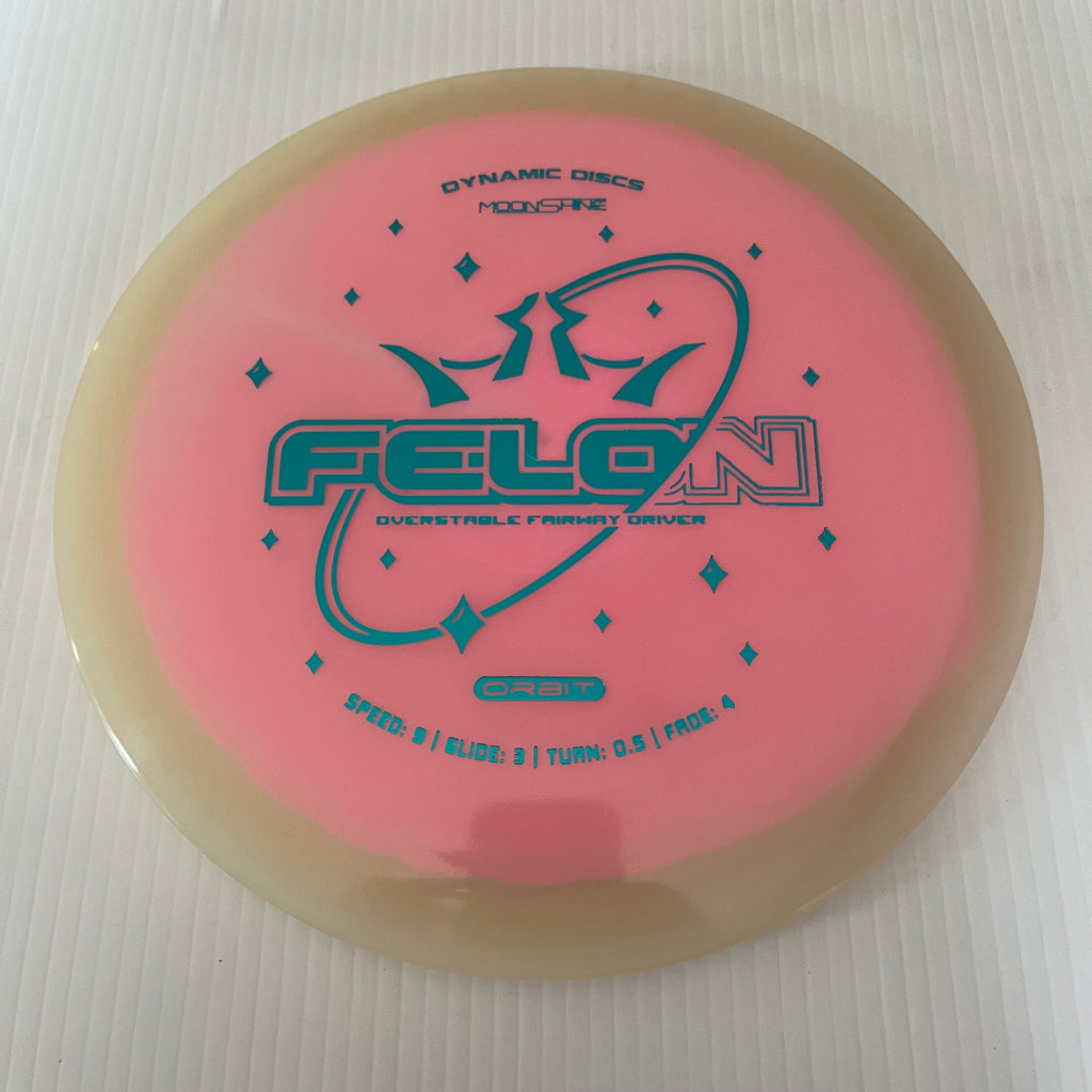 Dynamic Discs Lucid Moonshine Glow Orbit Felon 9/3/0.5/4