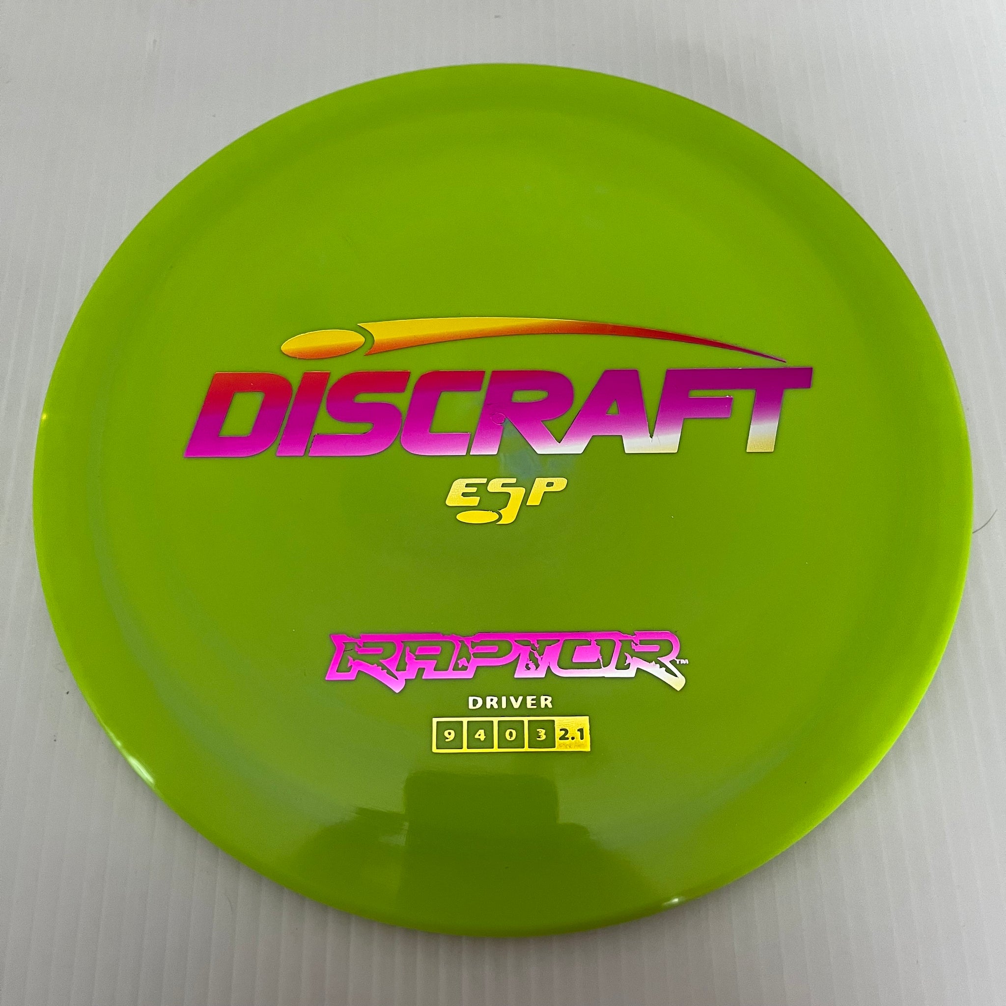 Discraft ESP Raptor 9/4/0/3 (170-172 grams)