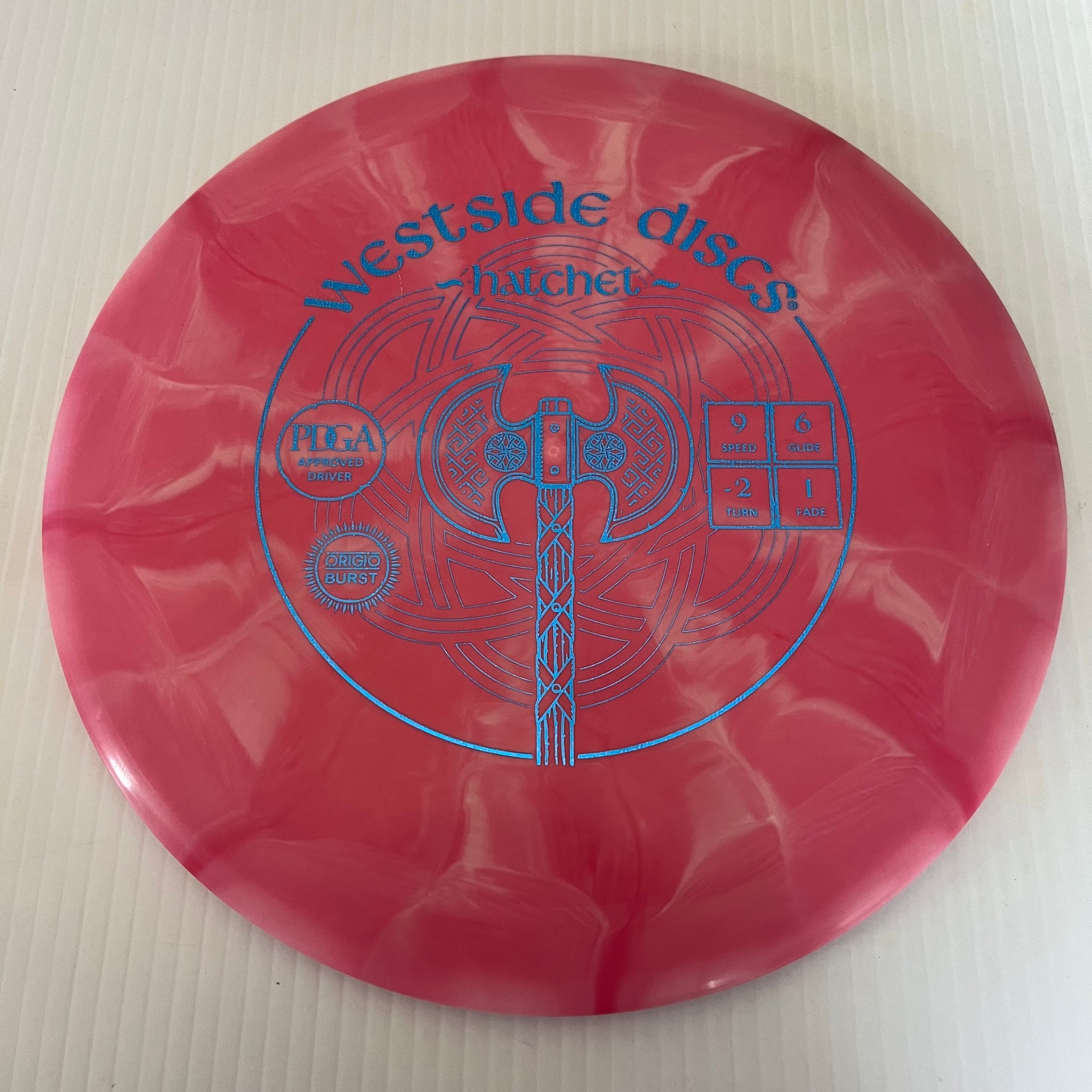 Westside Discs Origio Burst Hatchet 9/6/-2/1