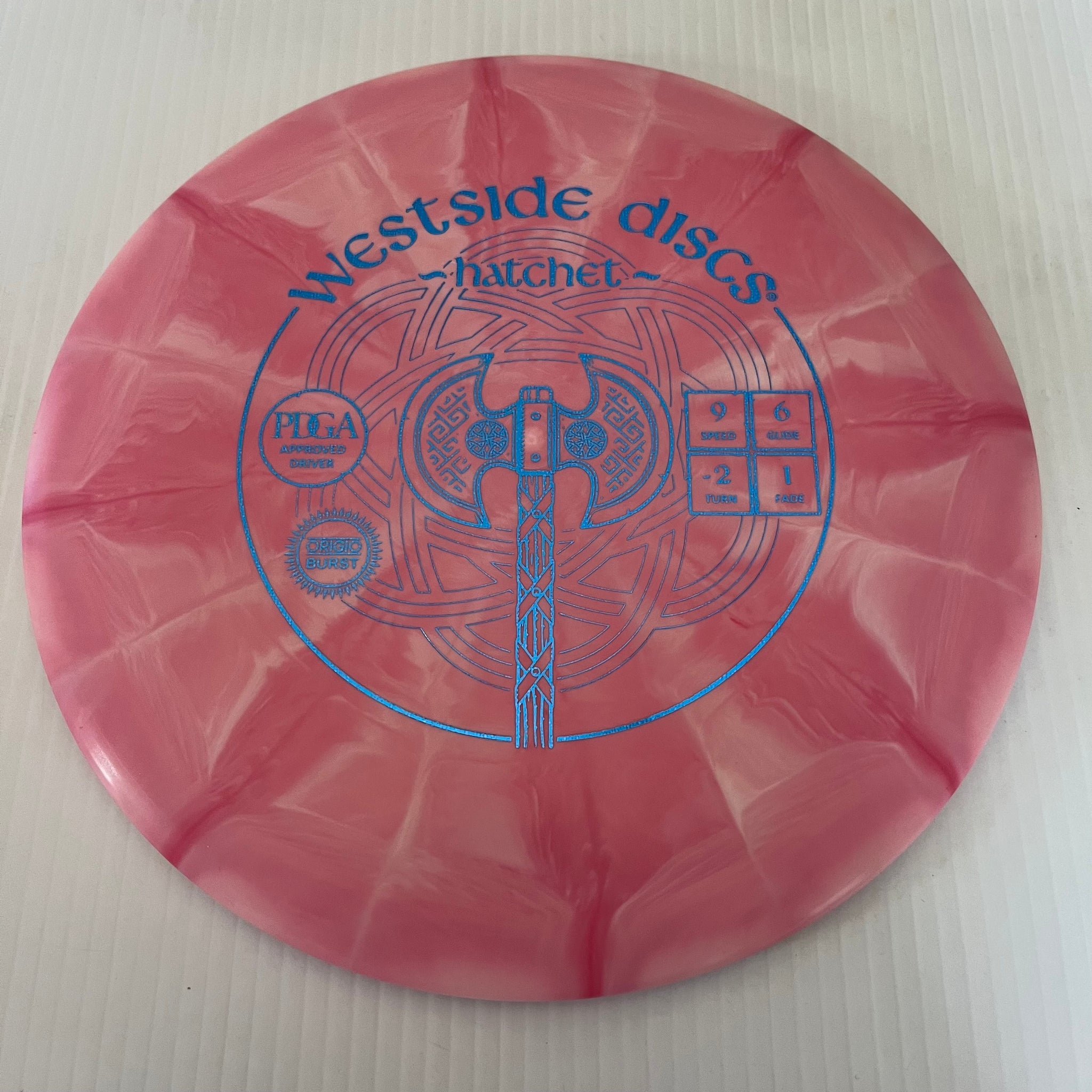 Westside Discs Origio Burst Hatchet 9/6/-2/1