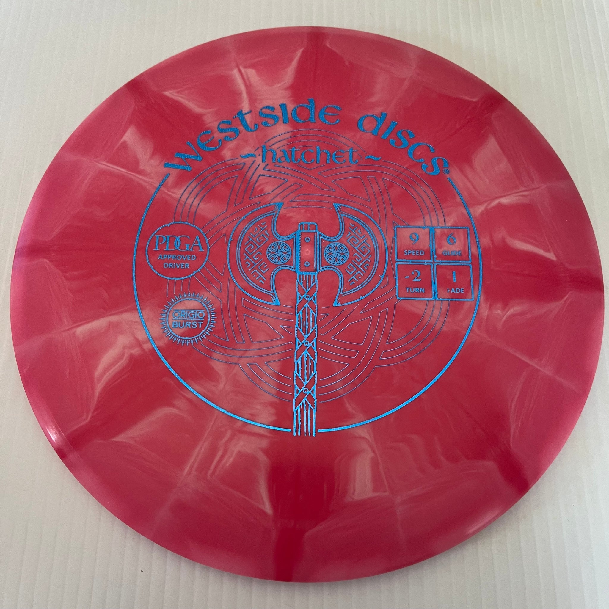 Westside Discs Origio Burst Hatchet 9/6/-2/1