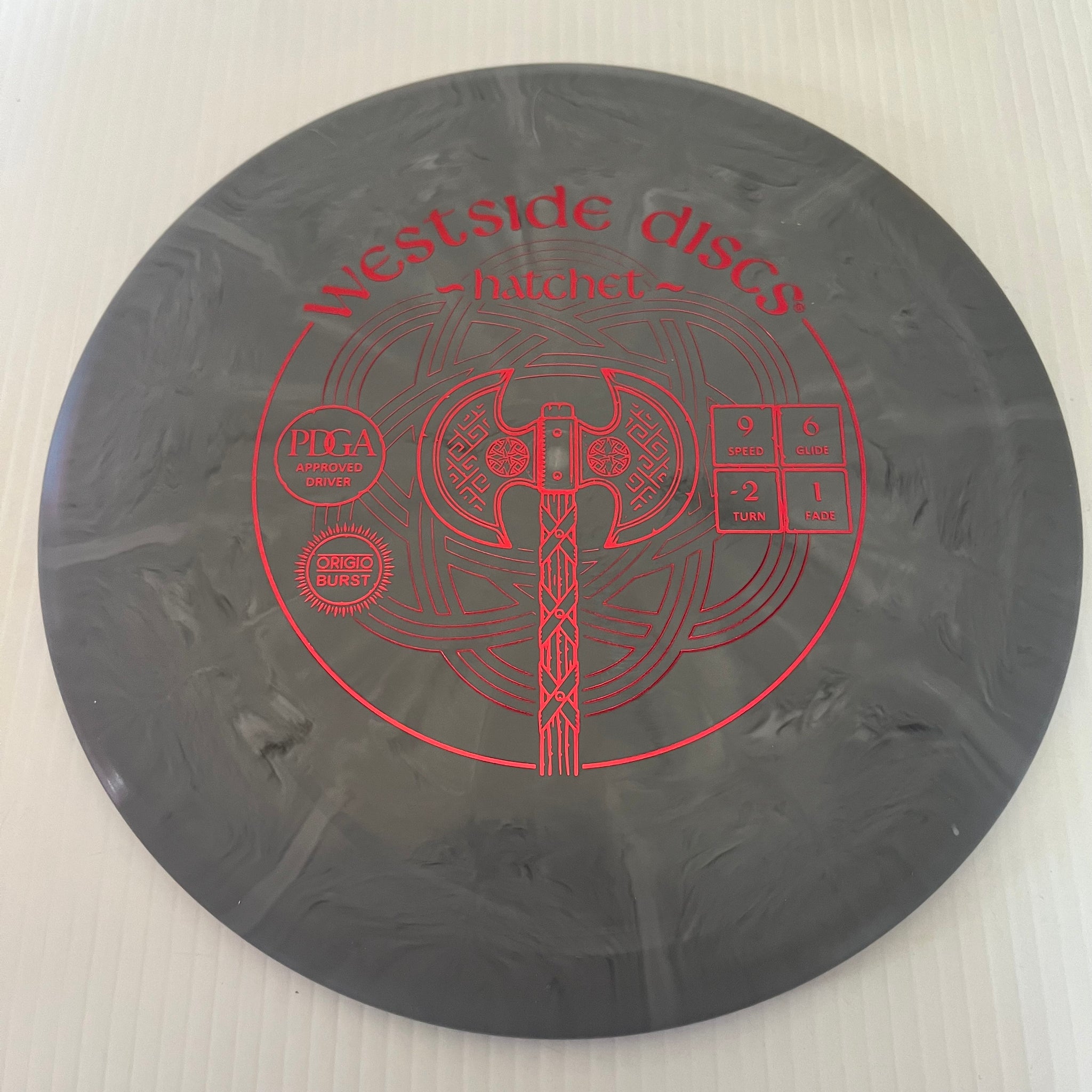 Westside Discs Origio Burst Hatchet 9/6/-2/1