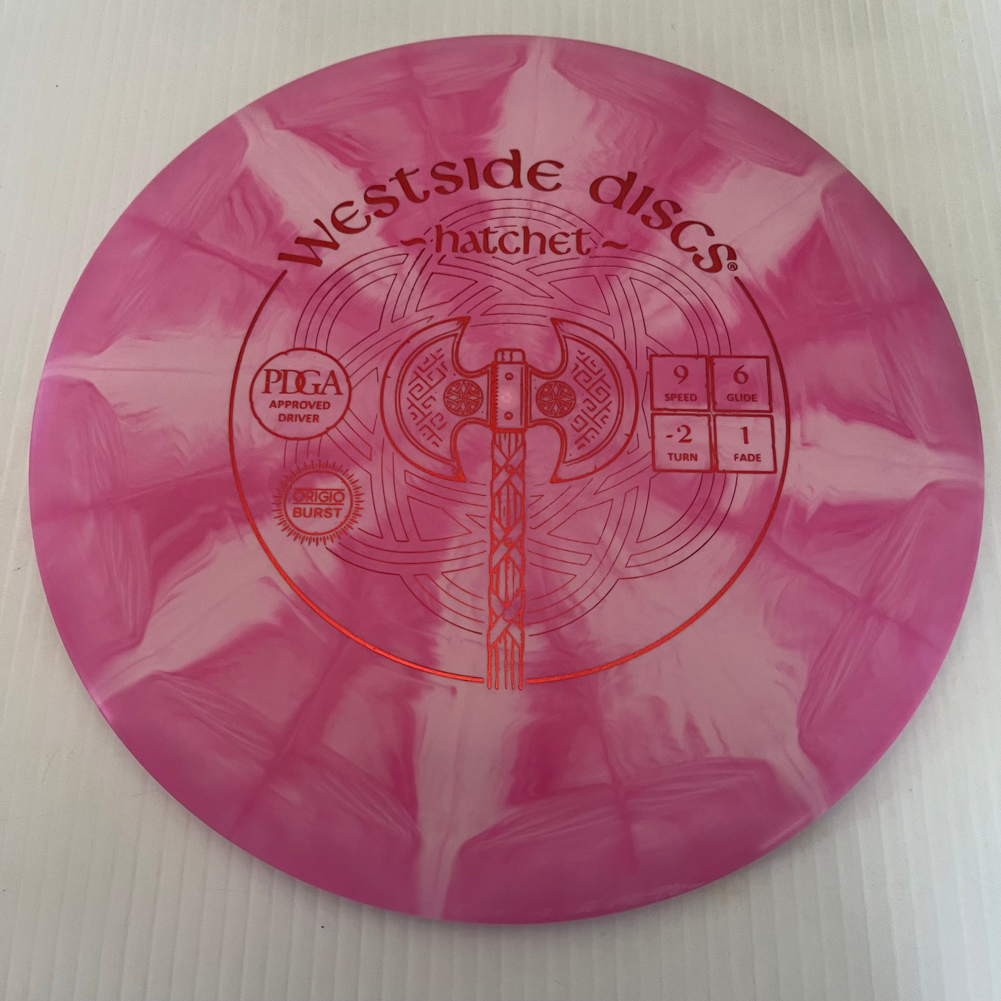 Westside Discs Origio Burst Hatchet 9/6/-2/1